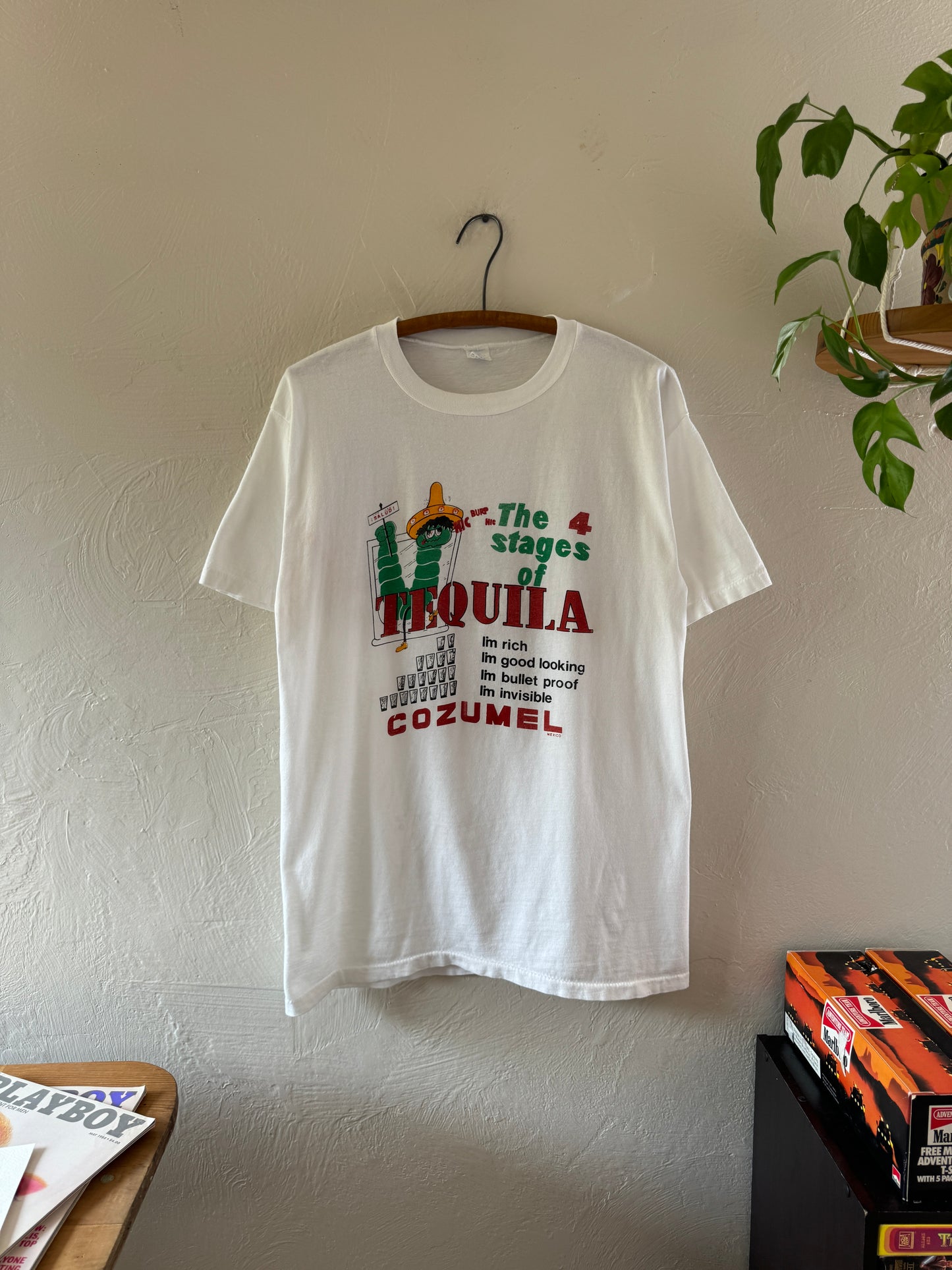 1990s Tequila Alcohol Mexico Parody T-Shirt