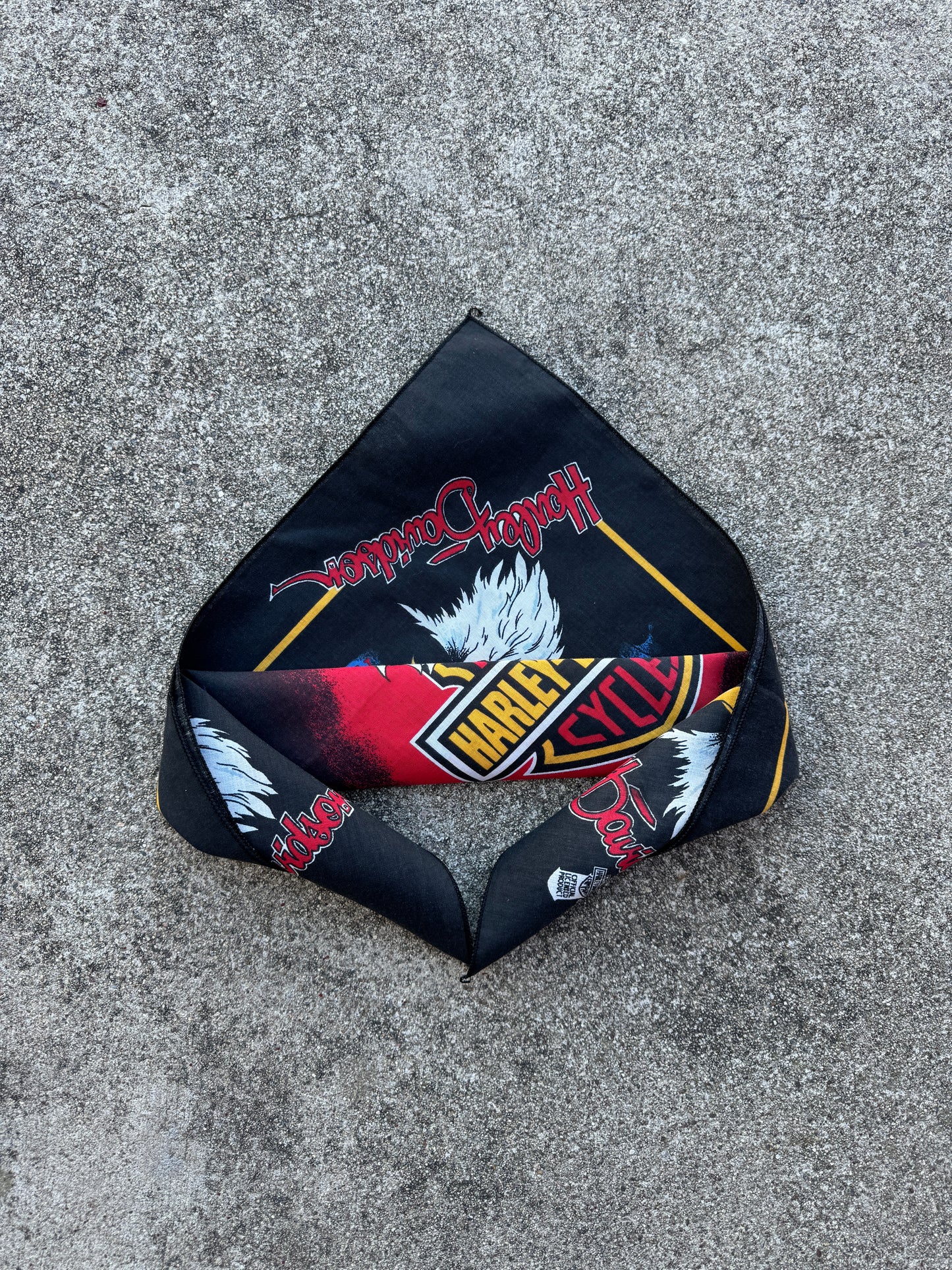 1990s Harley Davidson Bandana (3)