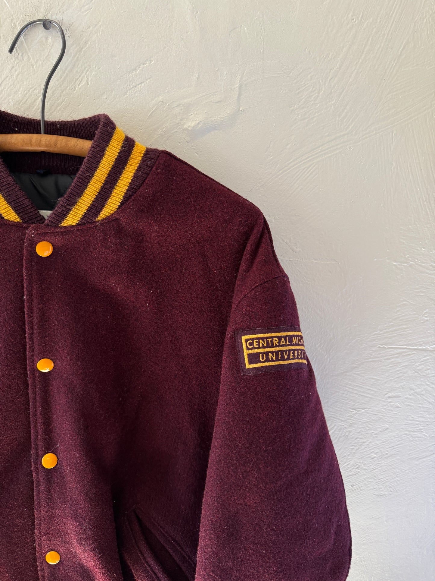 1990s Central Michigan University Marching Band Varsity Jacket