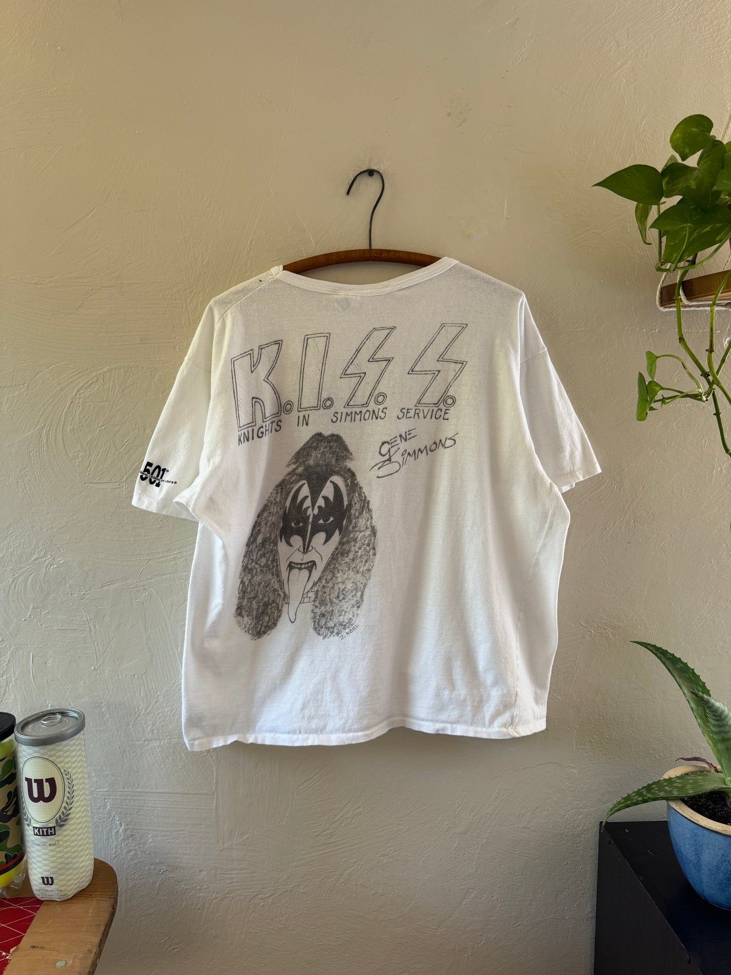 1980/90s Kiss Band Pocket T-Shirt