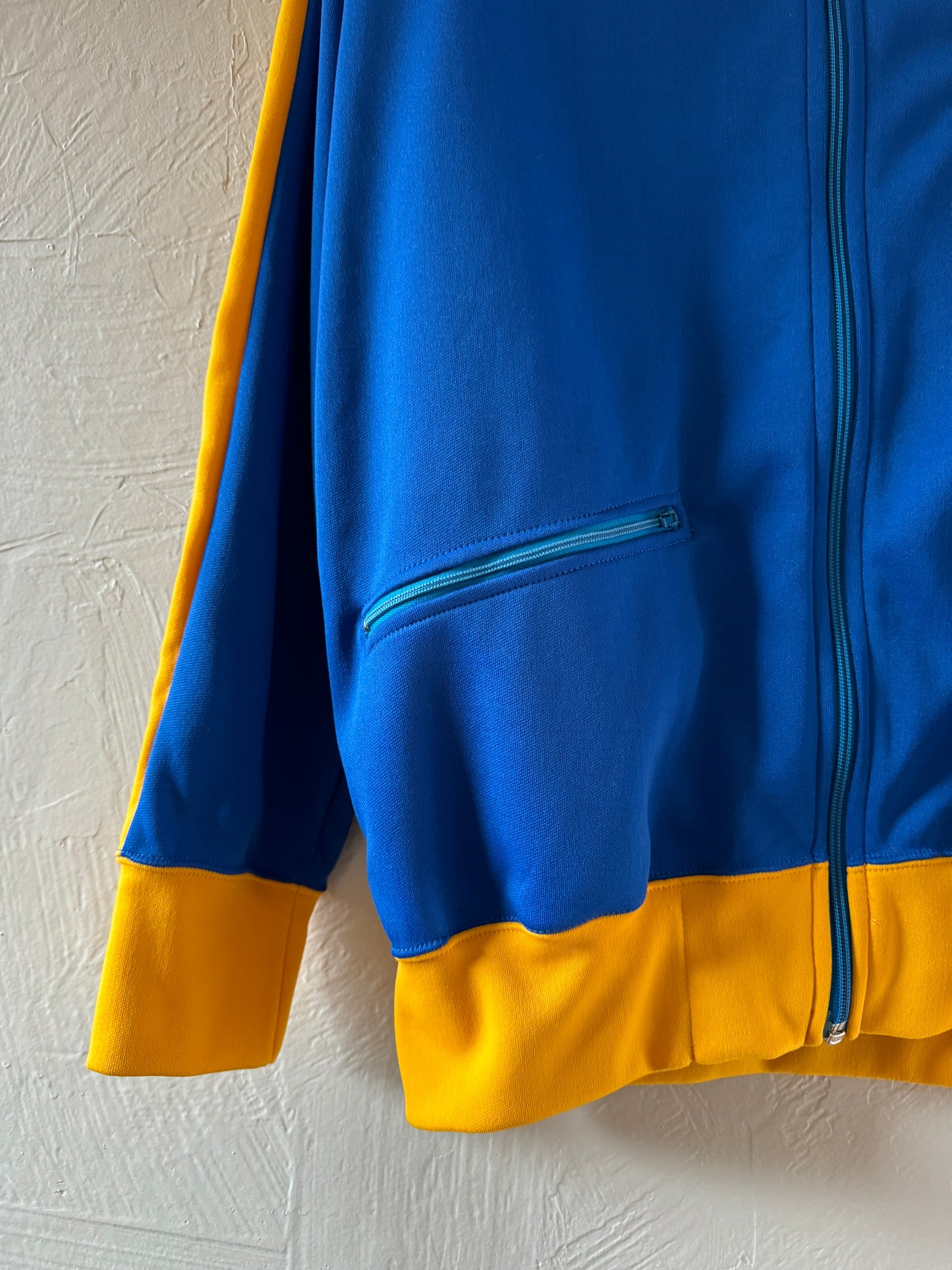 1980s Sportswear Navy Program Zip Up Jacket