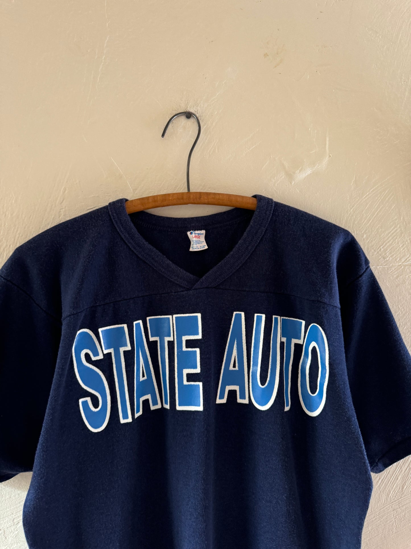 1980s Champion State Auto Jersey