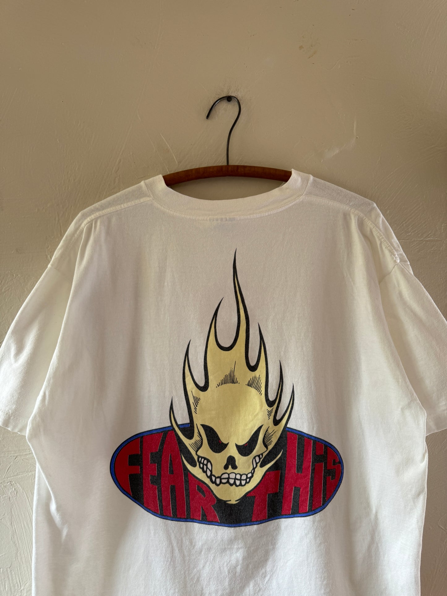 1990s No Fear Skull Fear This T-Shirt