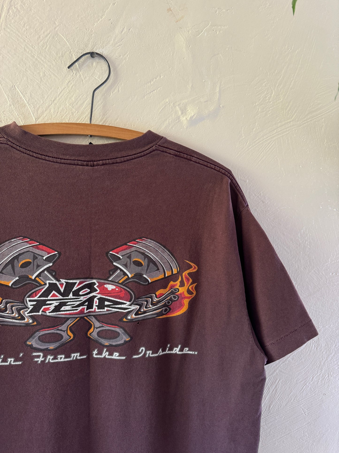 1990s No Fear Burnin’ From The Ride T-Shirt