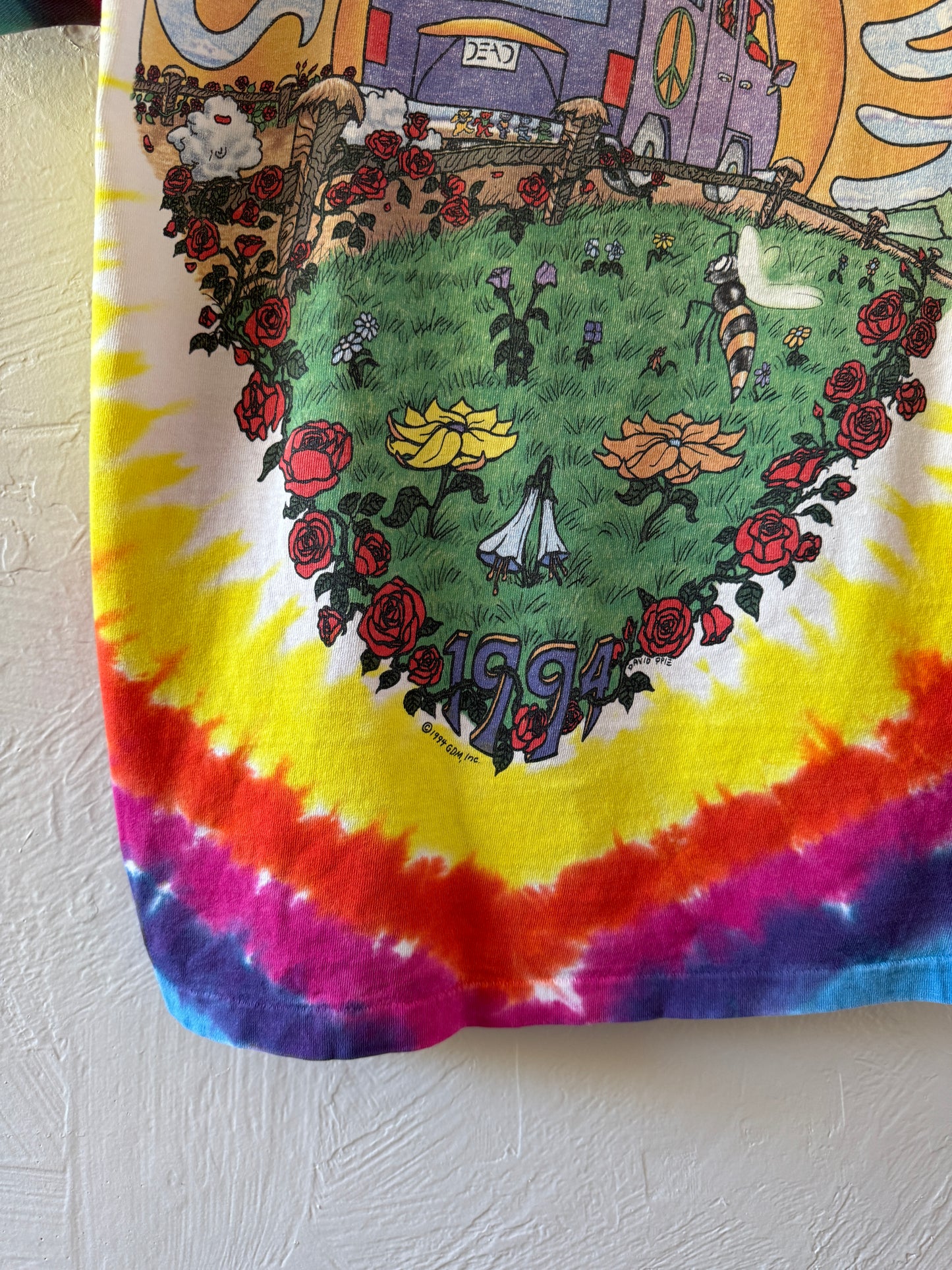 1990s Grateful Dead Summer Tour Tie Dye T-Shirt