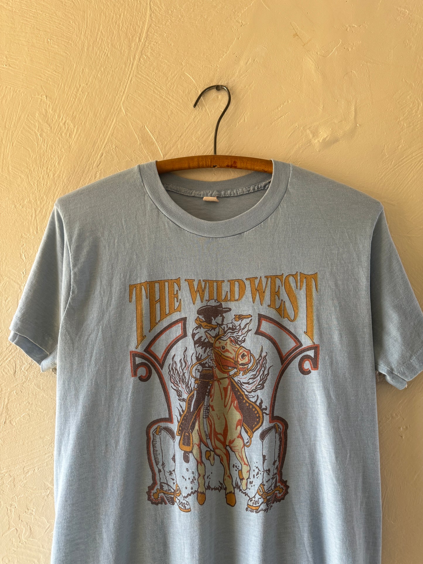 1980s The Wild West Cowboy T-Shirt