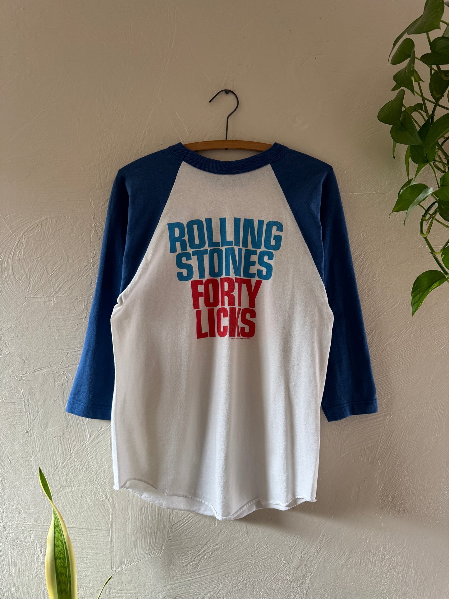 2002 Rolling Stones Band Raglan T-Shirt