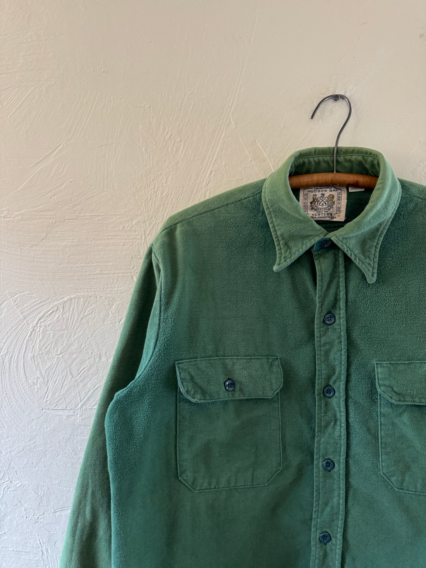 1970s Hudson Bay Outdoors Button Up Flannel