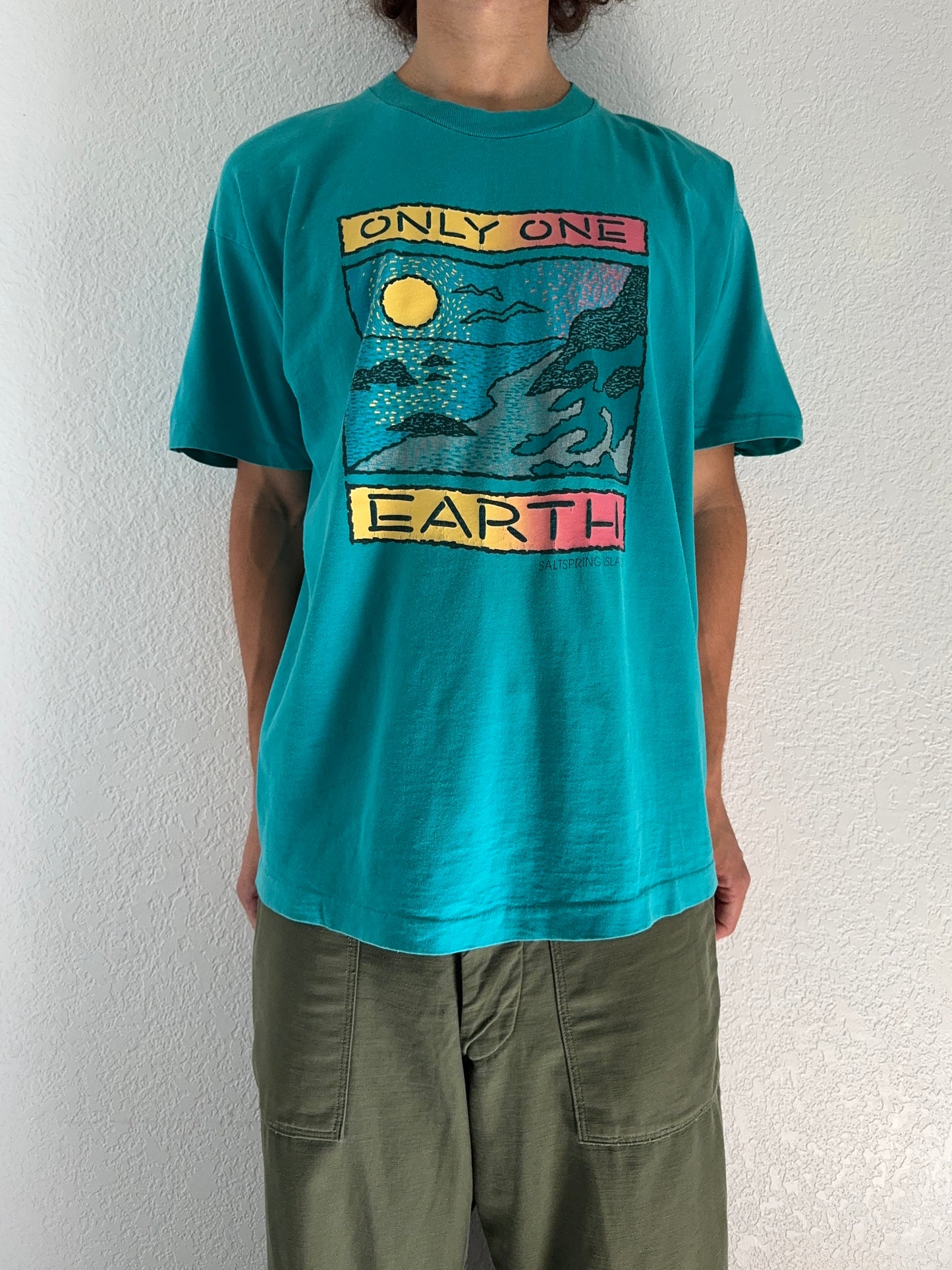 1990s Only One Earth T-Shirt