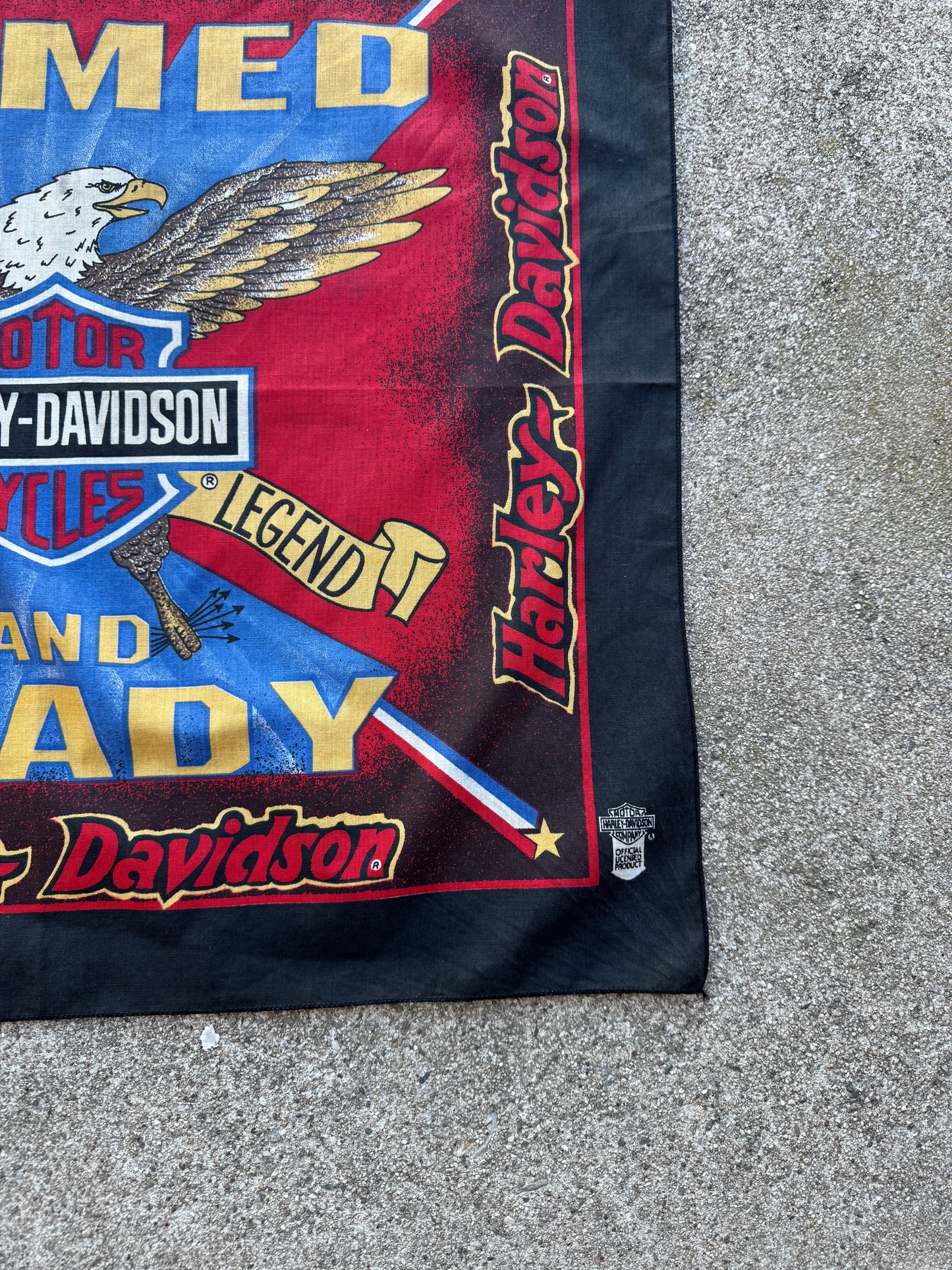 1990s Harley Davidson Bandana (4)