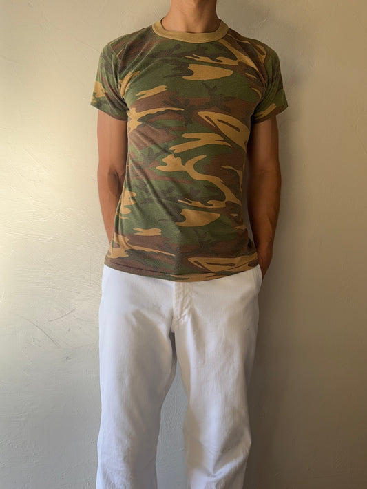 1980s Camouflage Military T-Shirt (2)