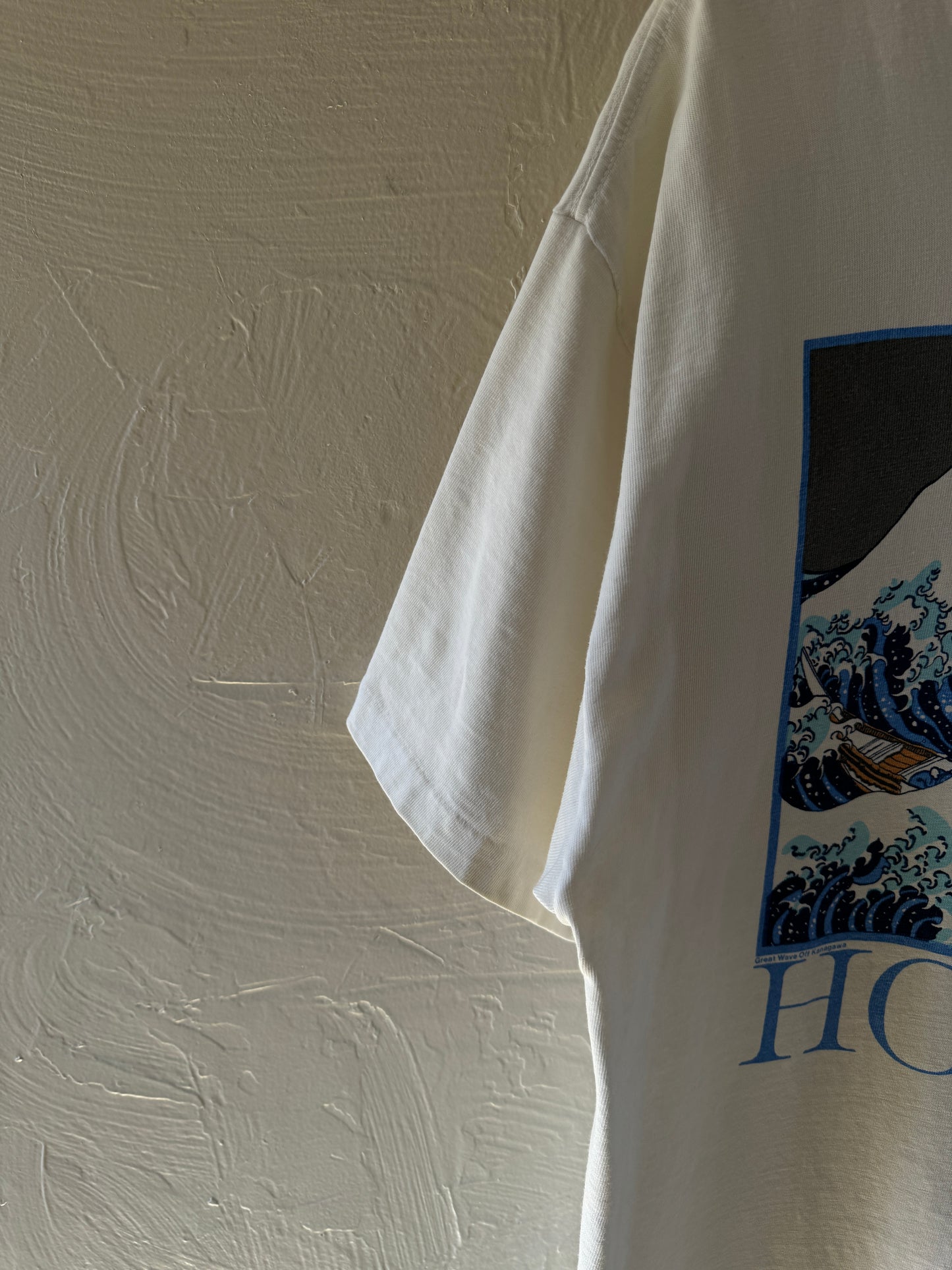 1980s Hokusai Great Wave Off Kanagawa Art Painting T-Shirt