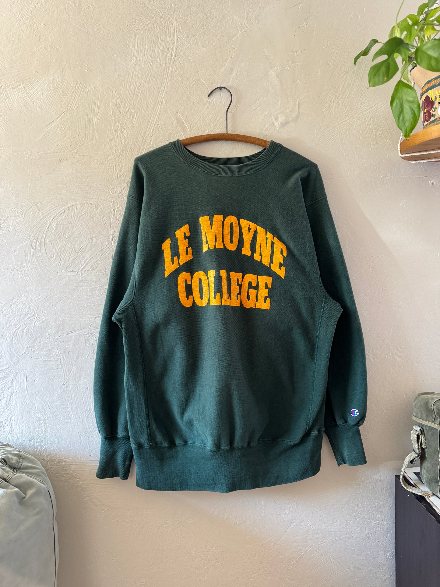 1990s Champion Reverse Weave Le Moyne College Sweater