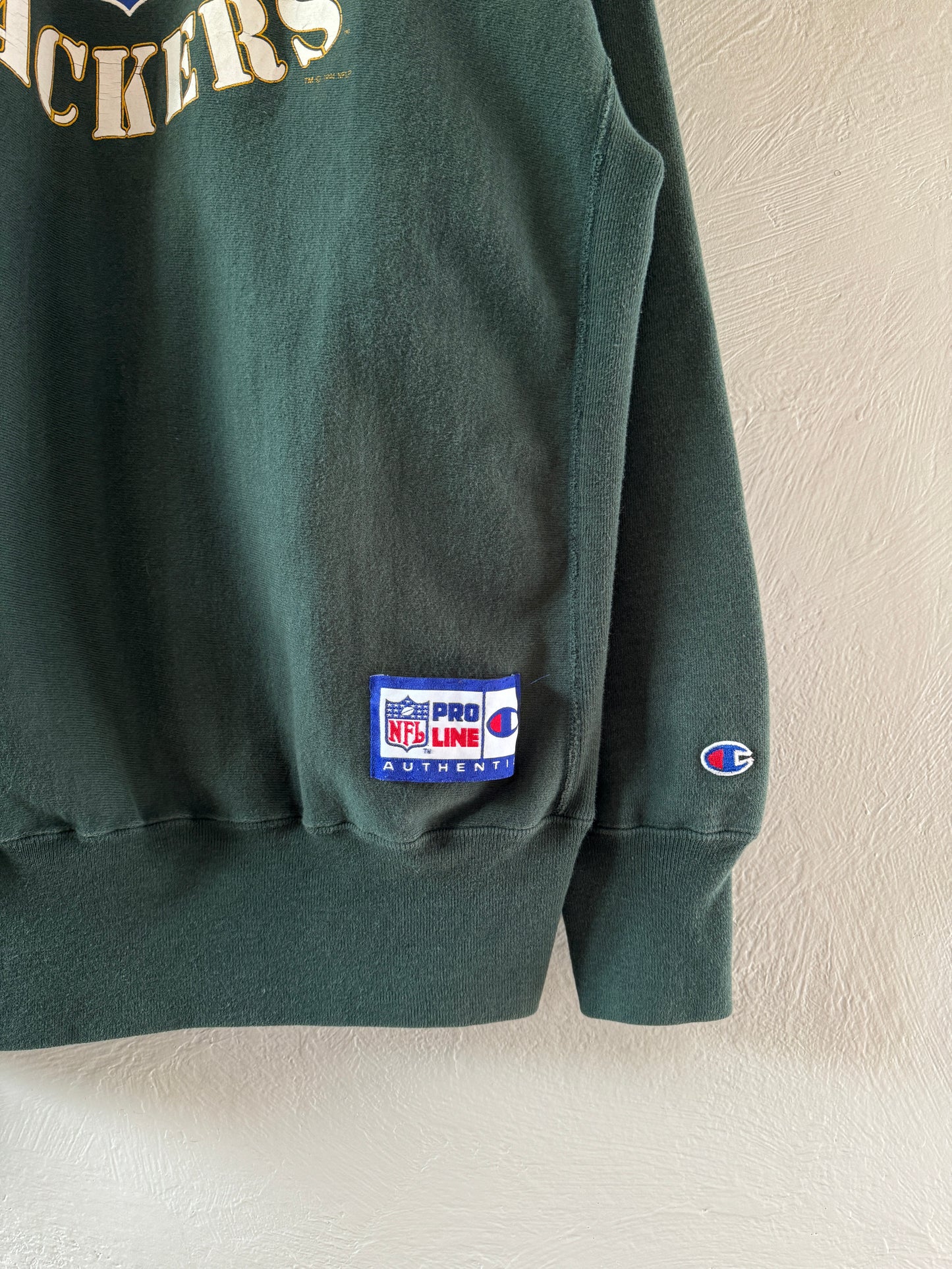 1990s Champion Reverse Weave Green Bay Packers Sweater