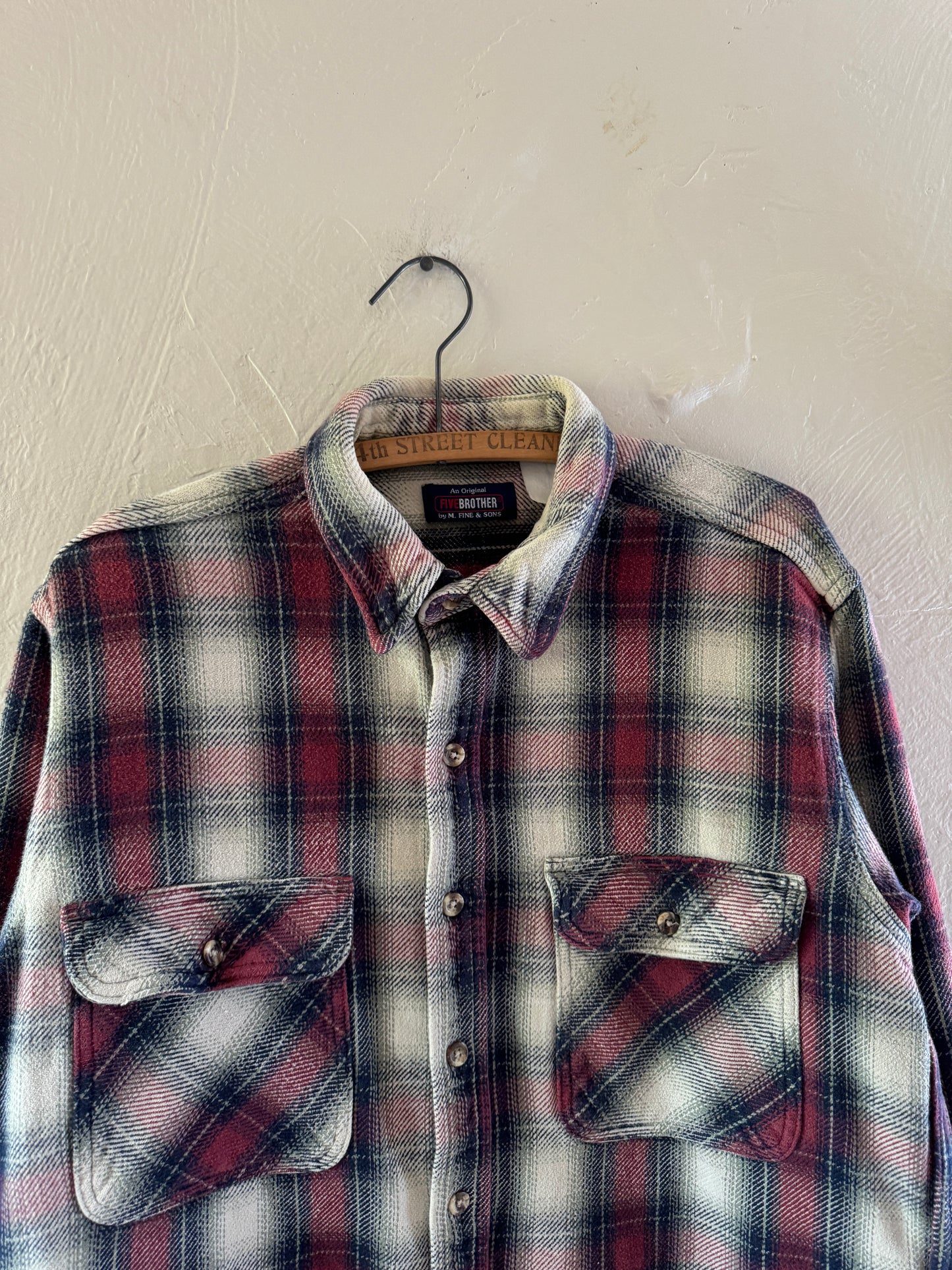 Vintage Five Brothers Button Up Flannel