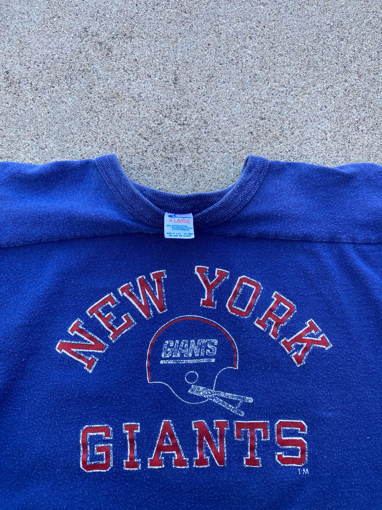 1980s Champion New York Giants Long Sleeve T-Shirt