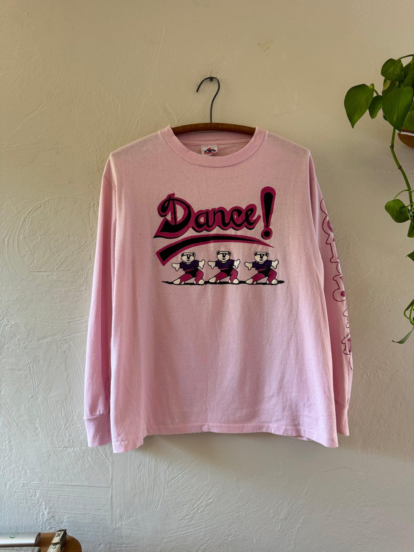 1980s Dancing Bears Dance Showtime Long Sleeve T-Shirt