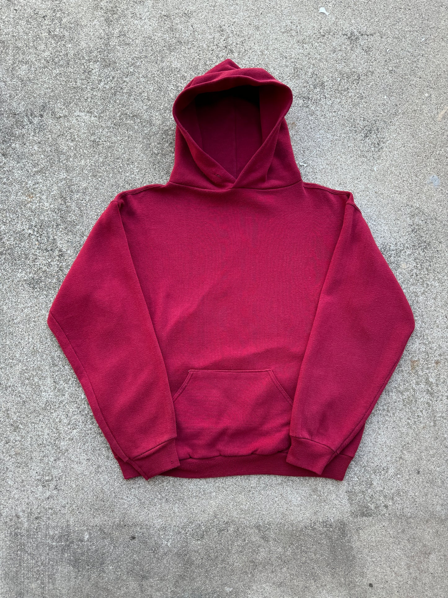 1970s Russell Burgundy Hoodie