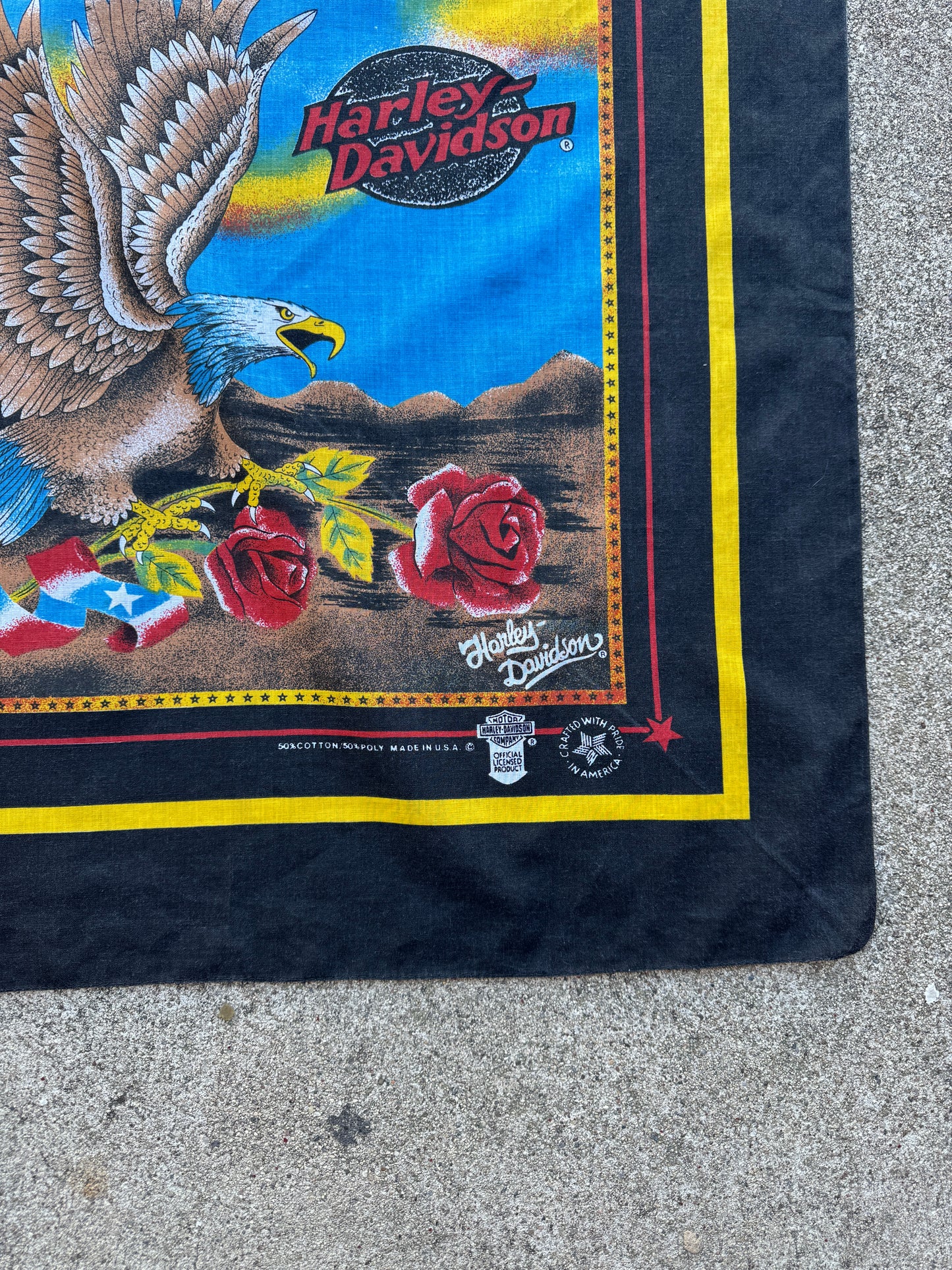 1990s Harley Davidson Bandana (6)