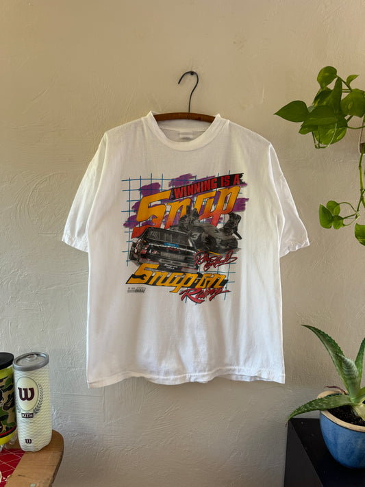 1990s Dale Earnhardt NASCAR Racing Snap On T-Shirt