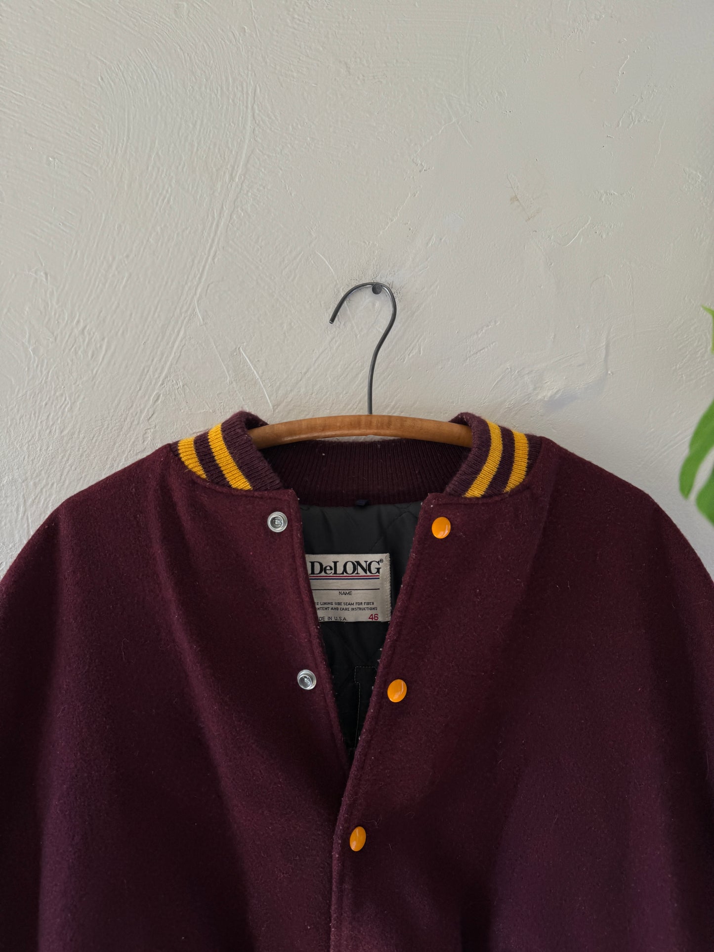 1990s Central Michigan University Marching Band Varsity Jacket