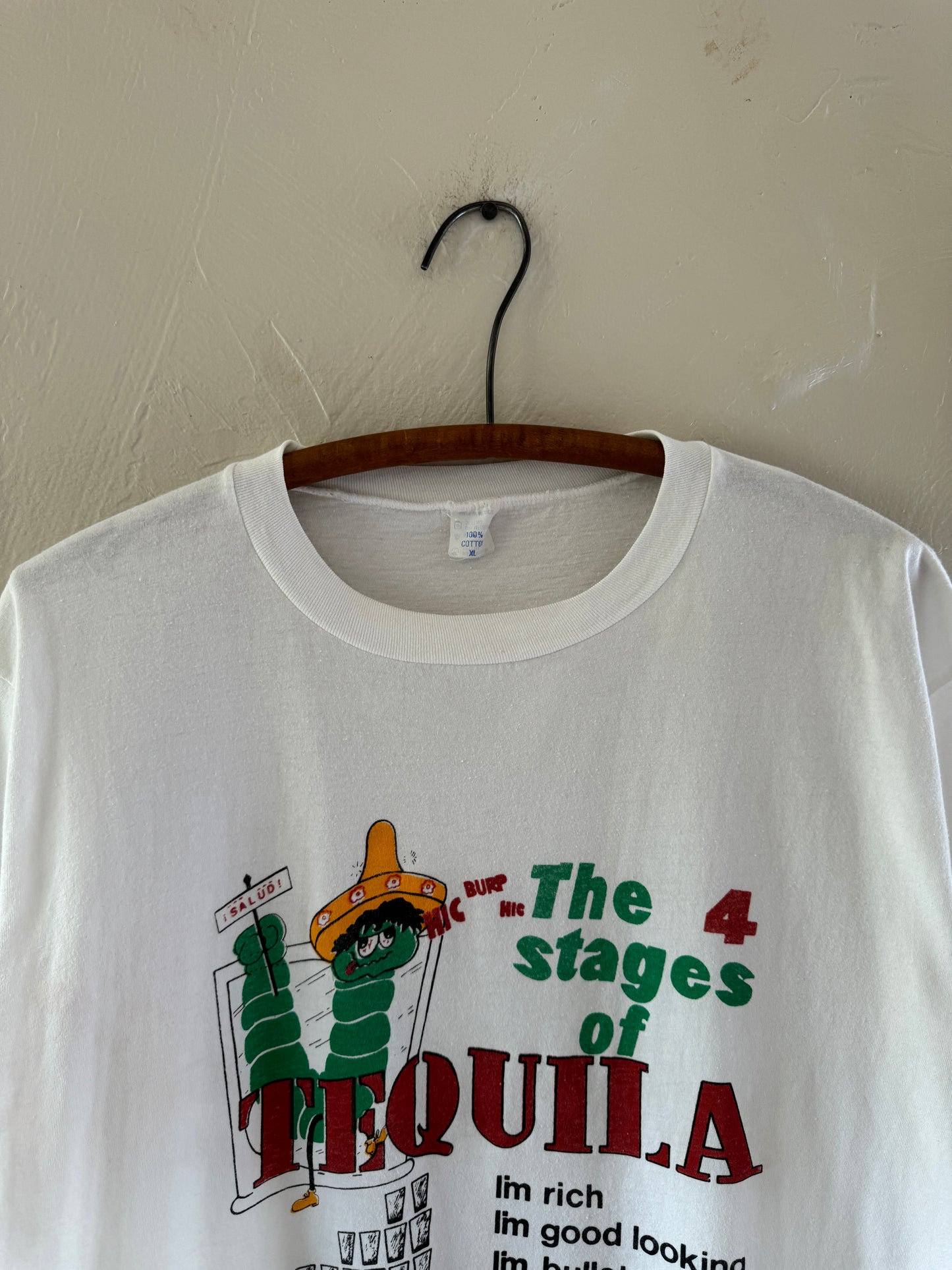 1990s Tequila Alcohol Mexico Parody T-Shirt