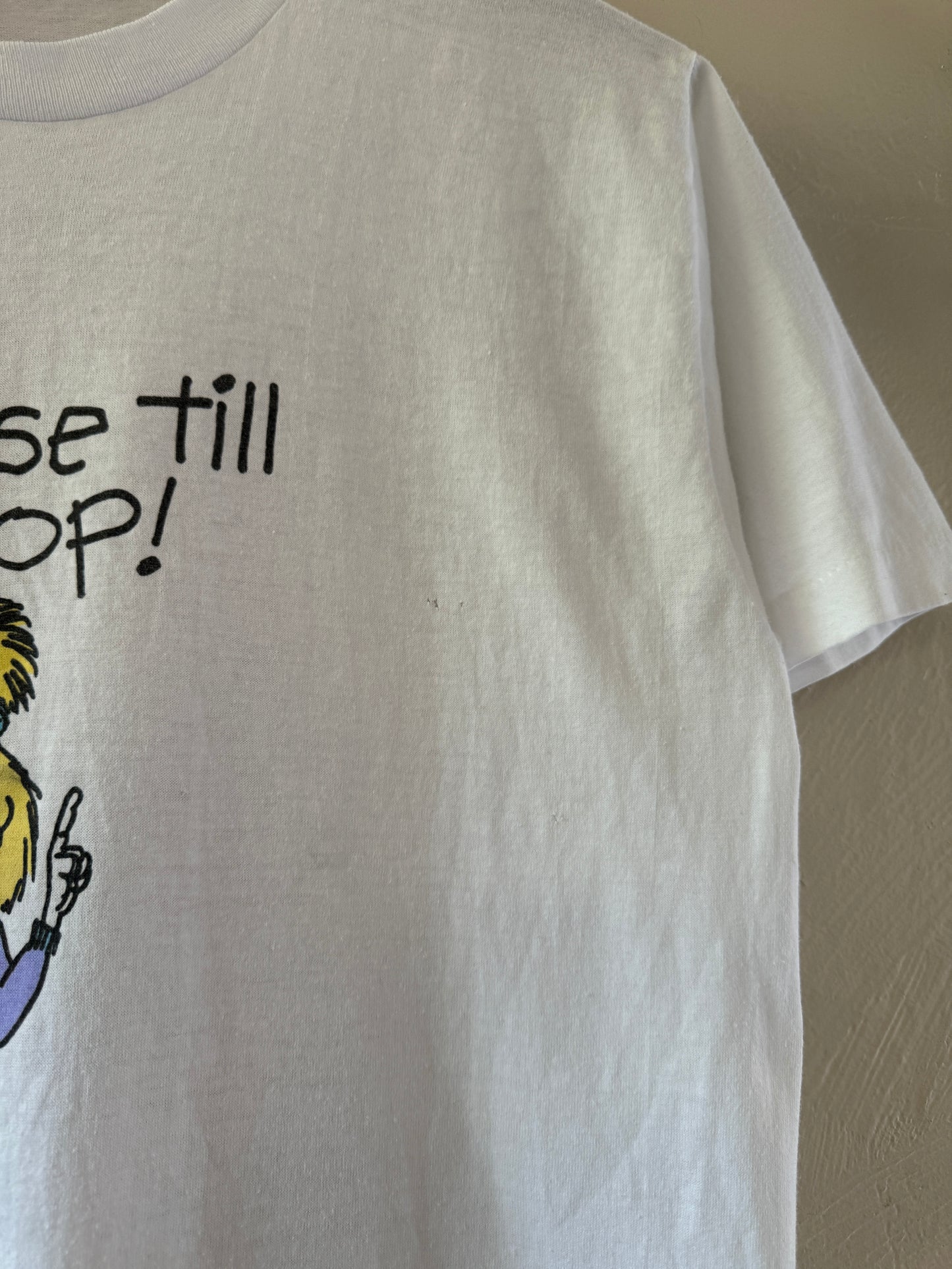 1980/90s “I Exercise Till I Drop” Parody T-Shirt