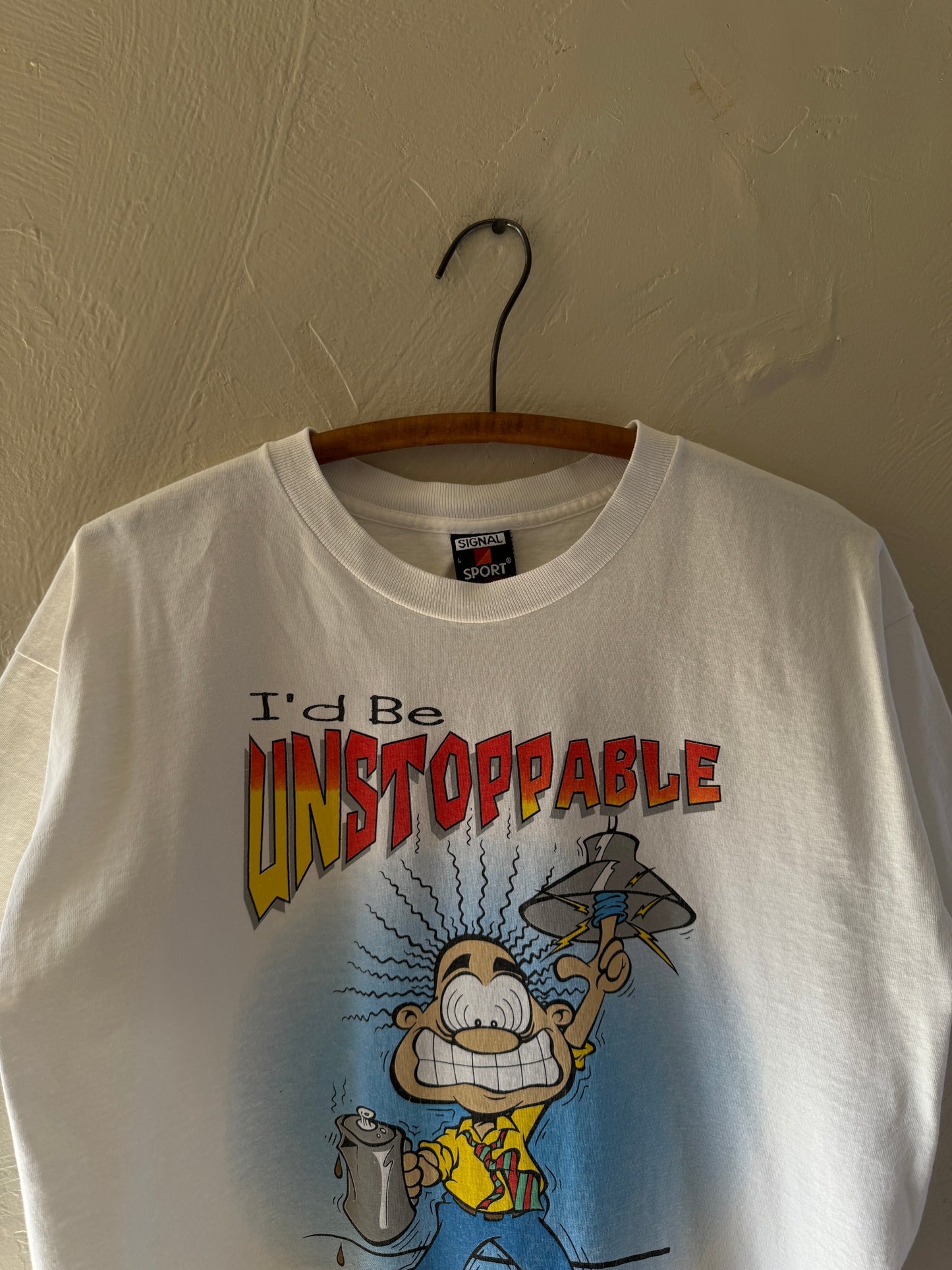 1990s The Unstoppable Man Parody T-Shirt