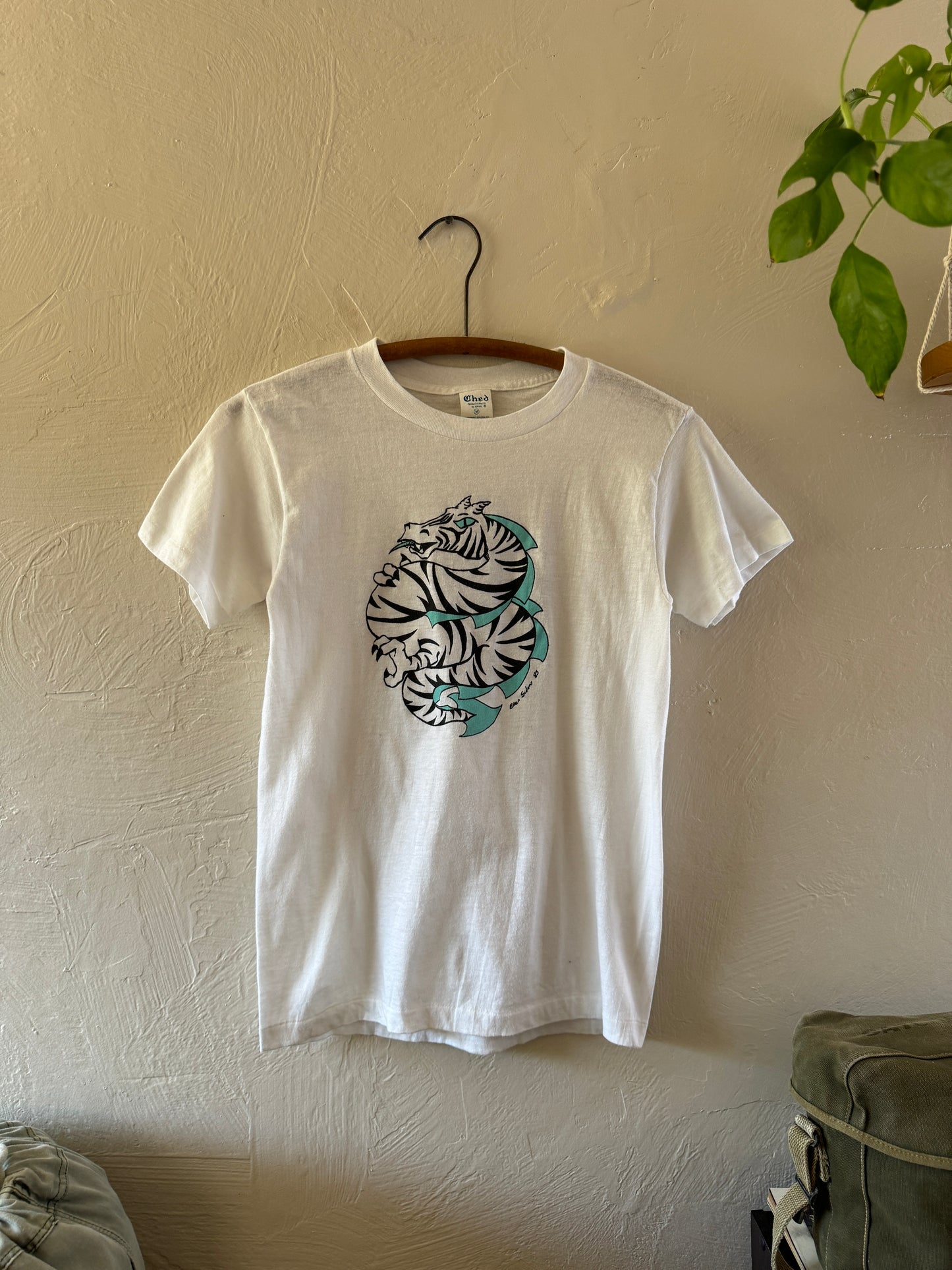 1980s Zebra Dragon Graphic T-Shirt