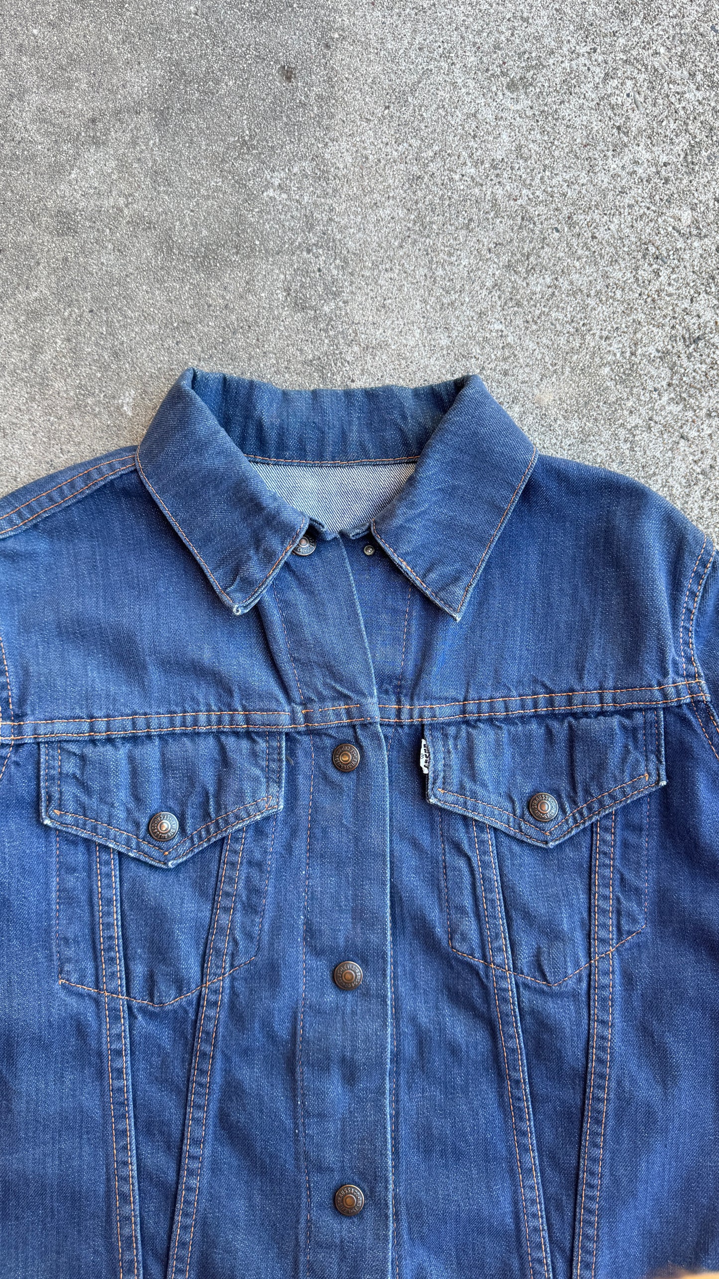 1970s Levis Big “E” Light Trucker Denim Jacket