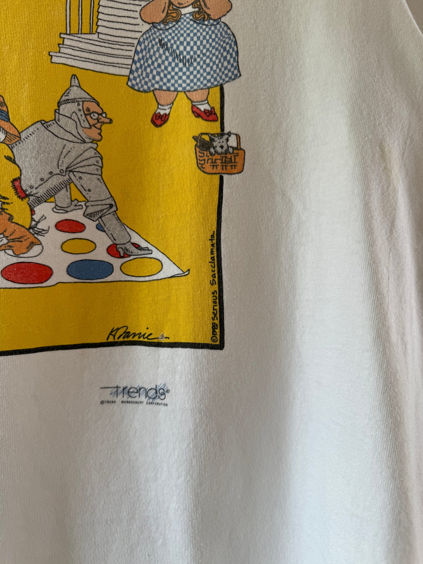 1980s Twister Wizard of Oz Parody T-Shirt