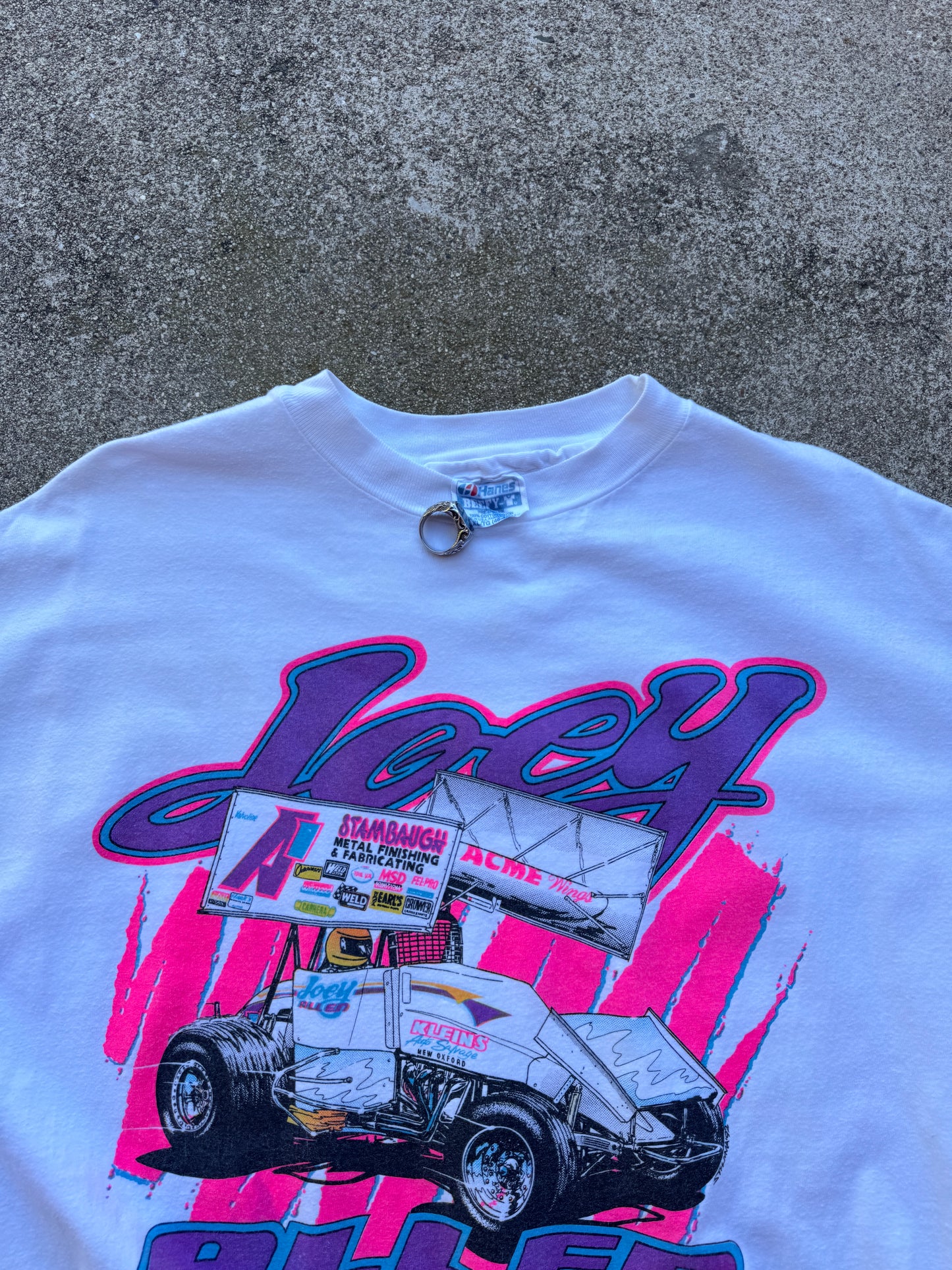 1980s Joey Allen NASCAR Racing T-Shirt