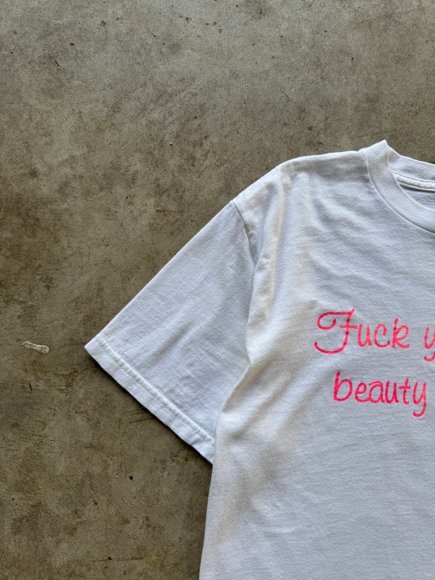 1990s Fuck Your Fascist Beauty Standards Quote T-Shirt