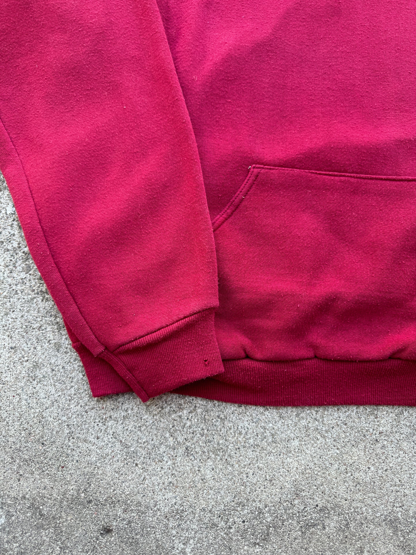 1970s Russell Burgundy Hoodie