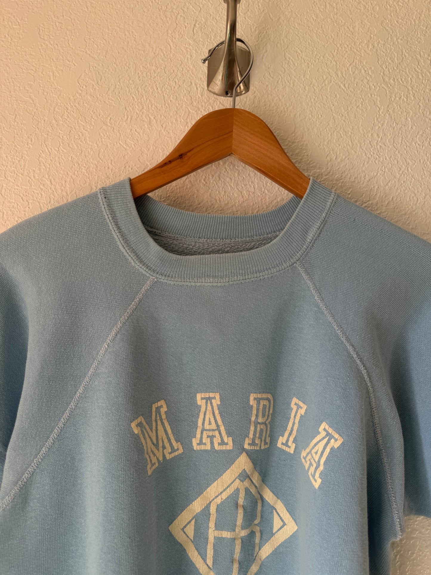 1960/70s Maria High School Short Sleeve Sweater