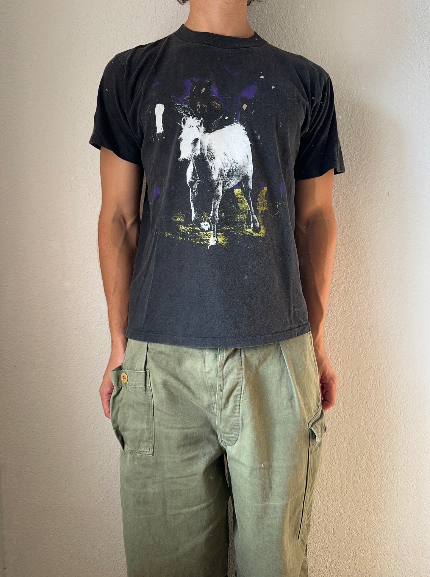 1990s Horses Faded T-Shirt