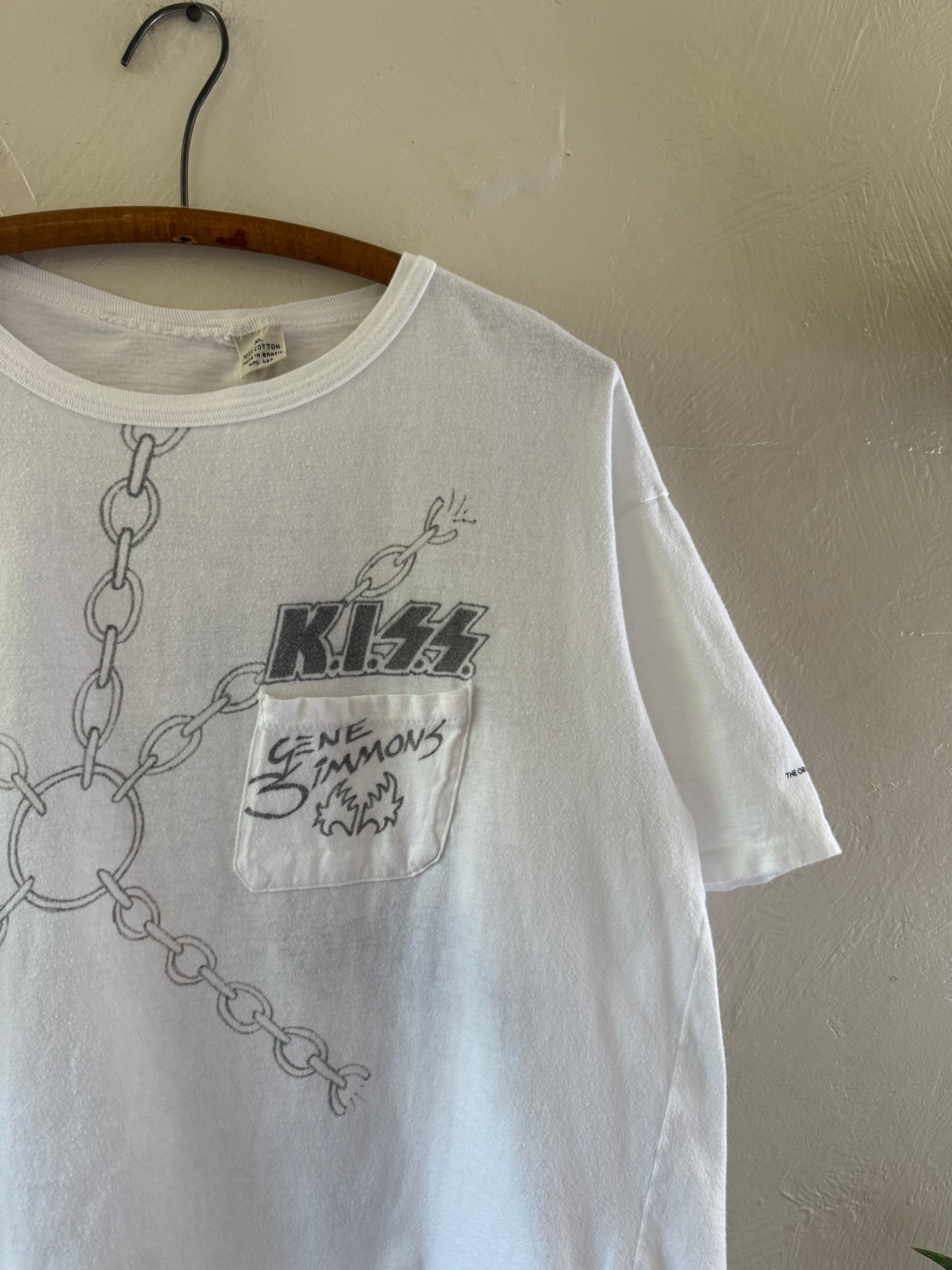 1980/90s Kiss Band Pocket T-Shirt