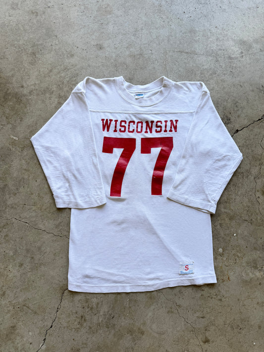 1970s Champion Wisconsin Football Jersey