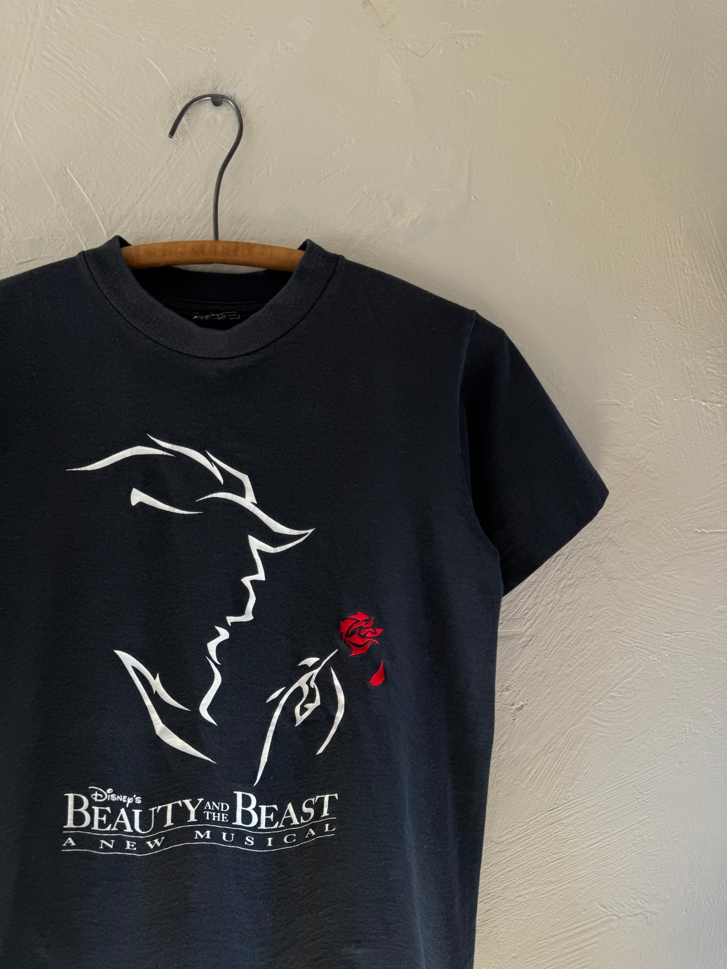 1990s Disney Beauty & The Beast Broadway Musical T-Shirt