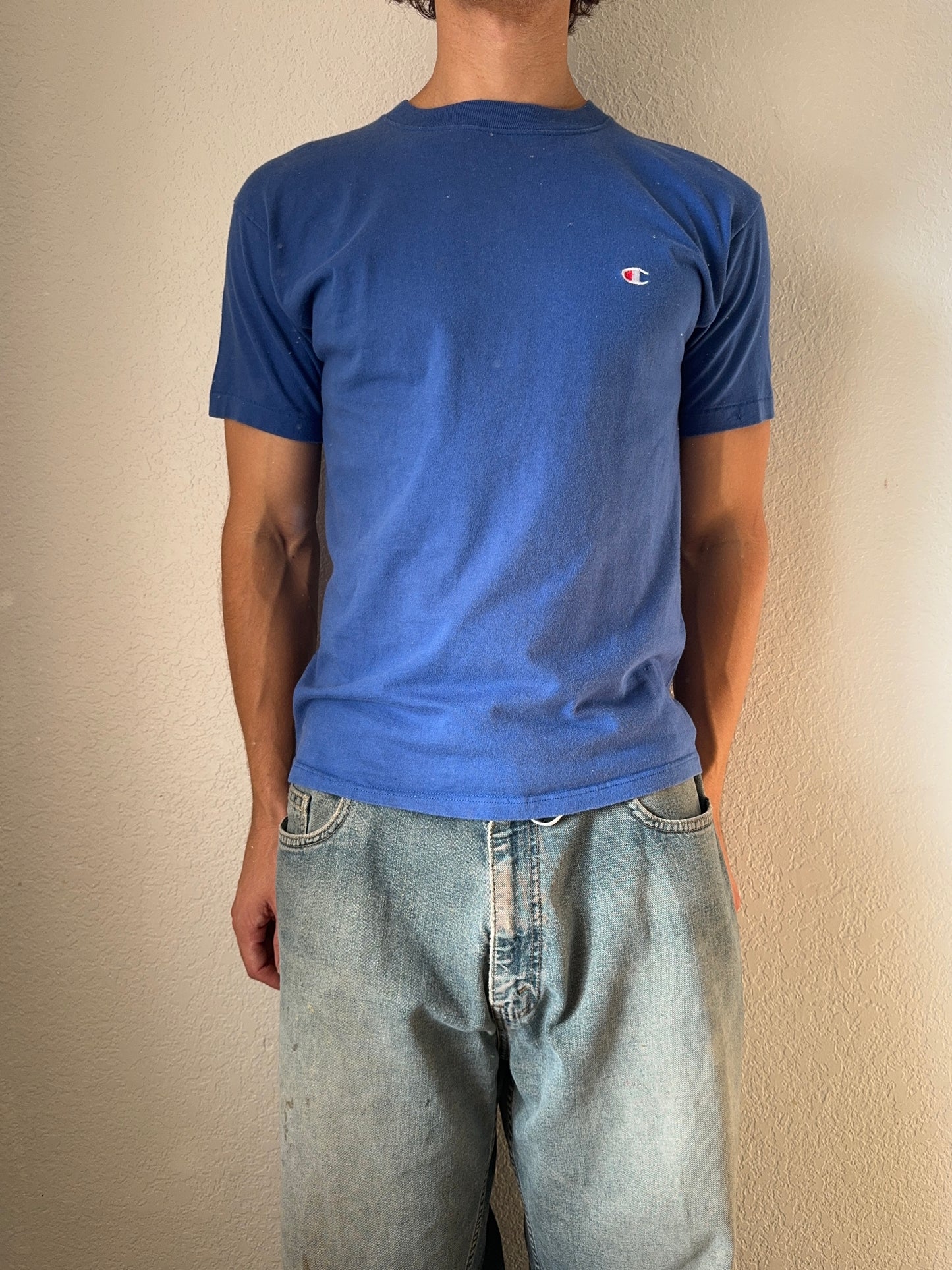 1990s Champion Blue T-Shirt