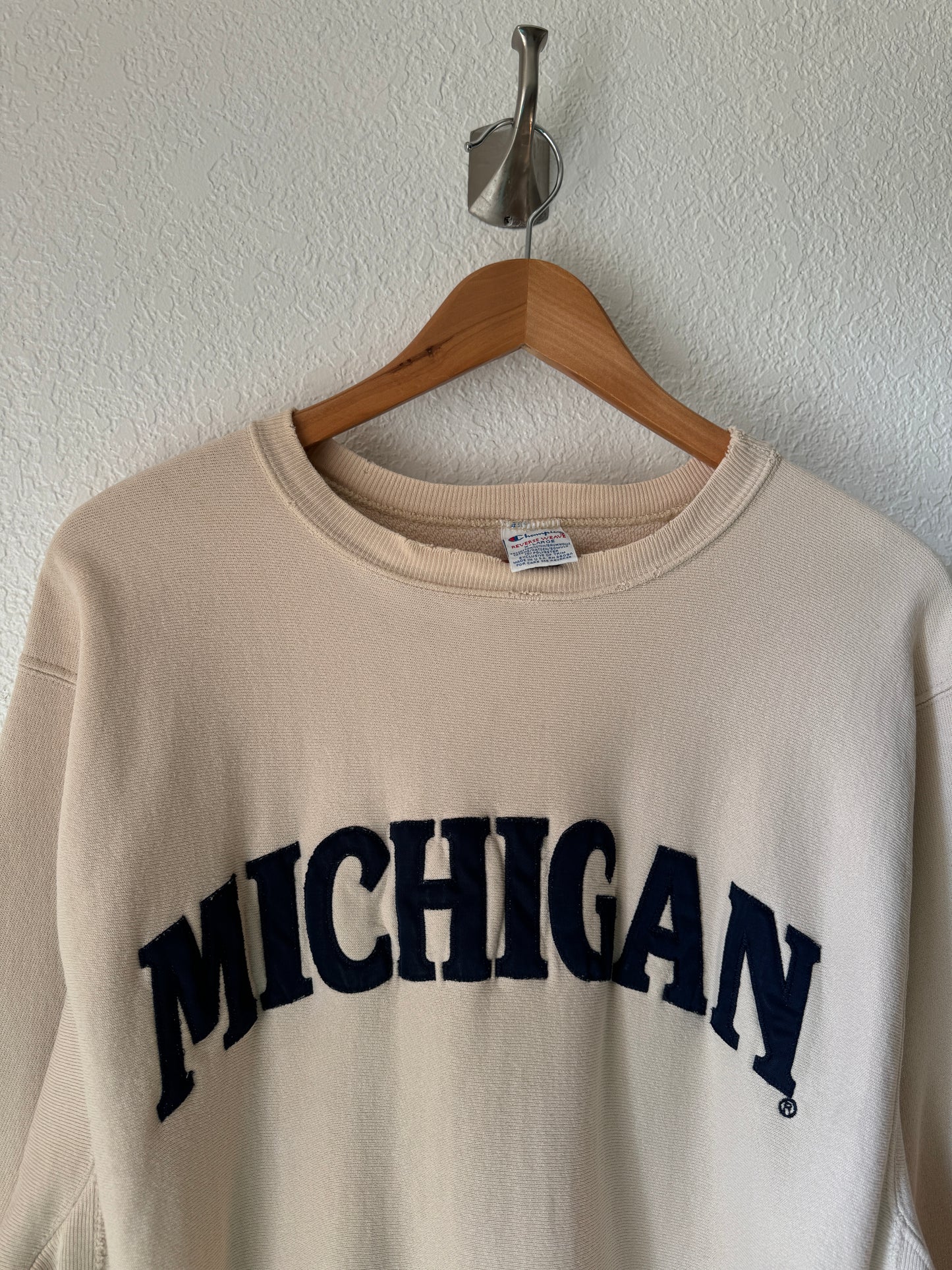 1990s Champion Reverse Weave Michigan Crewneck Sweater