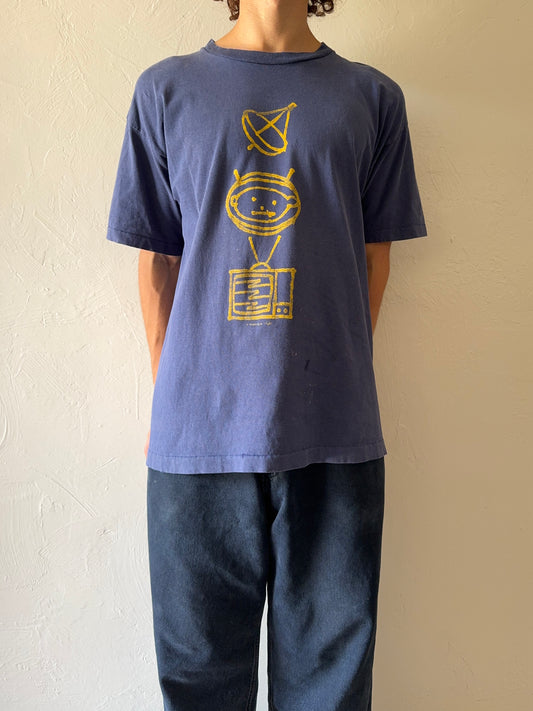 1990s U2 Band Achtung Zooropa T-Shirt