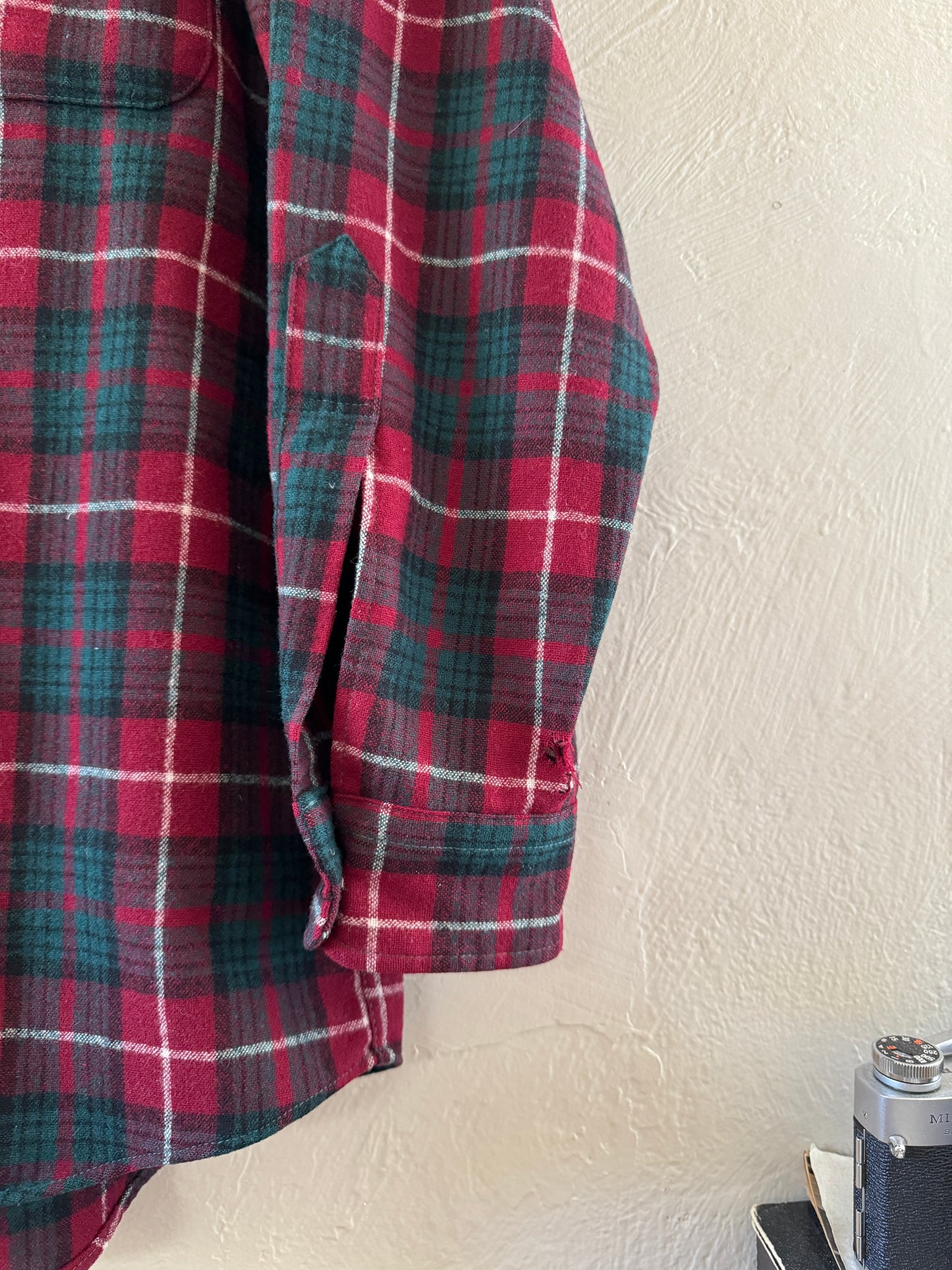 1990s Pendleton Wool Plaid Flannel Shirt