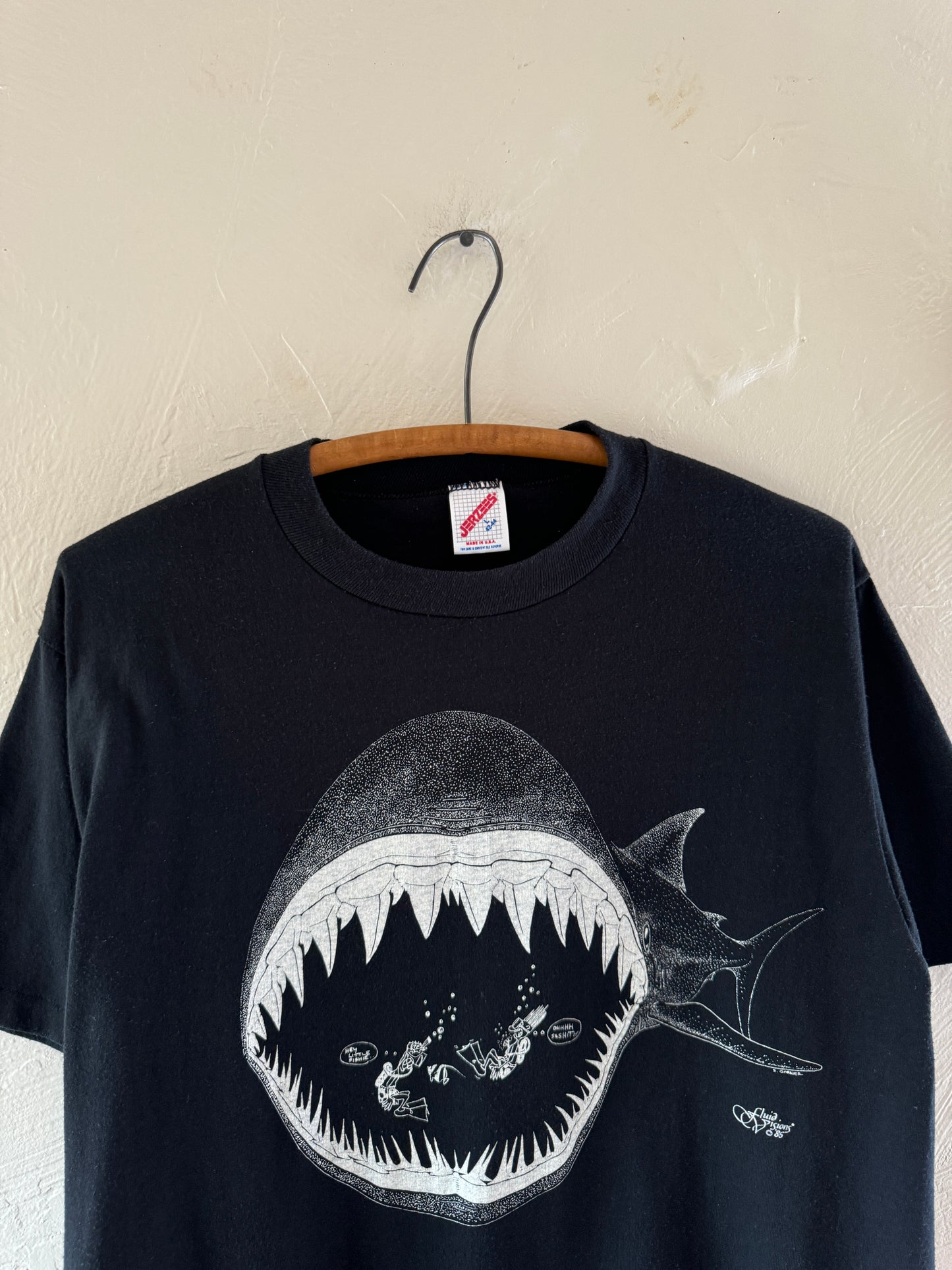 1980s Shark Parody T-Shirt