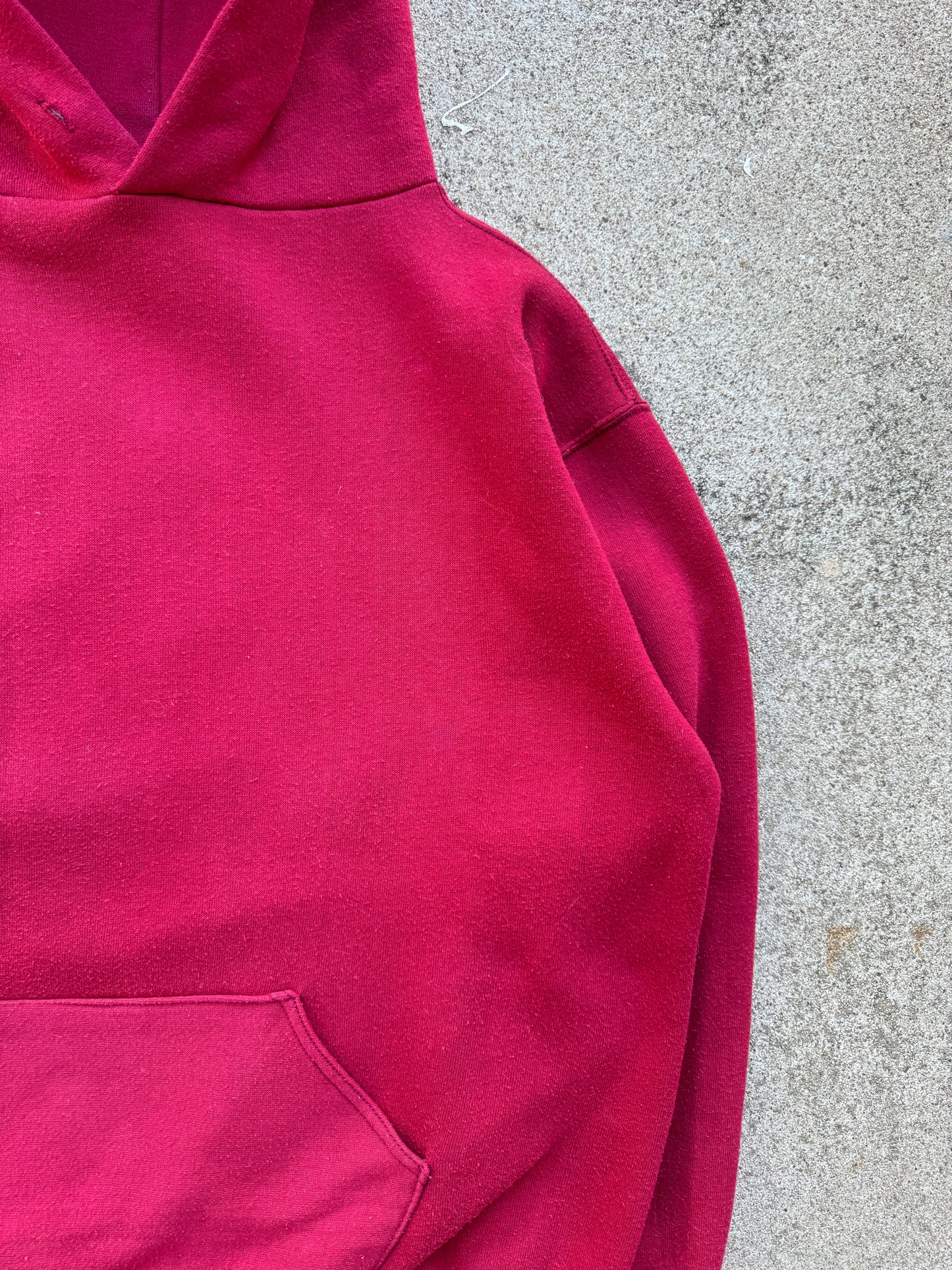 1970s Russell Burgundy Hoodie