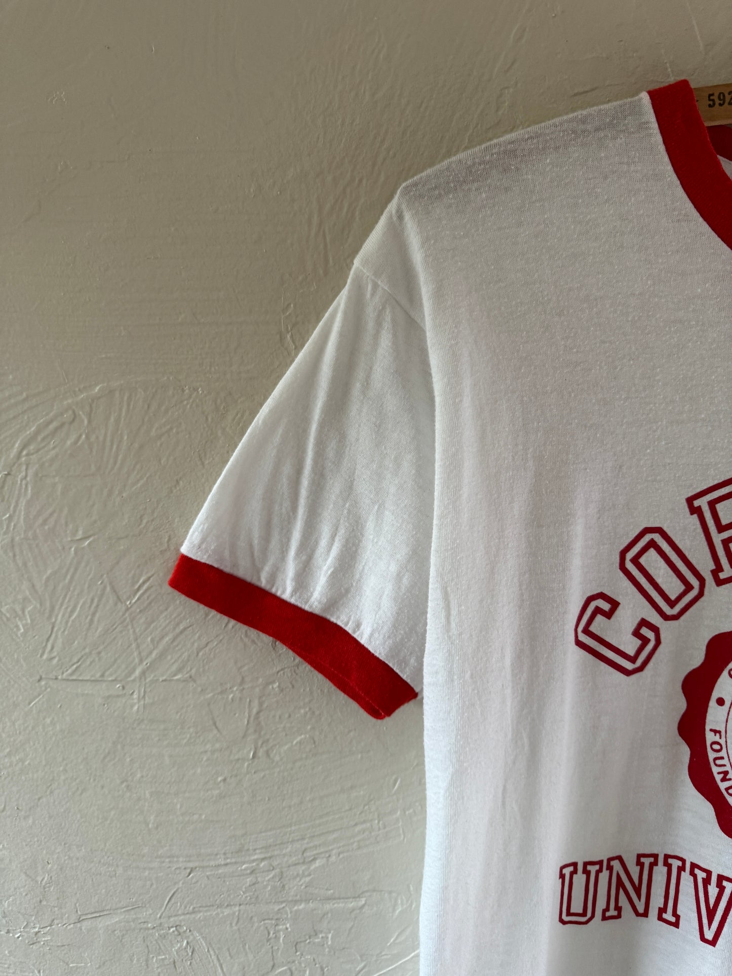 Vintage Cornell University Ringer T-Shirt