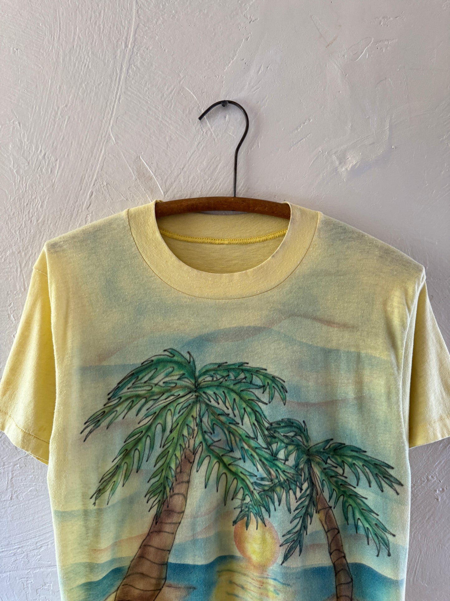 1970s Air Brushed Beach T-Shirt