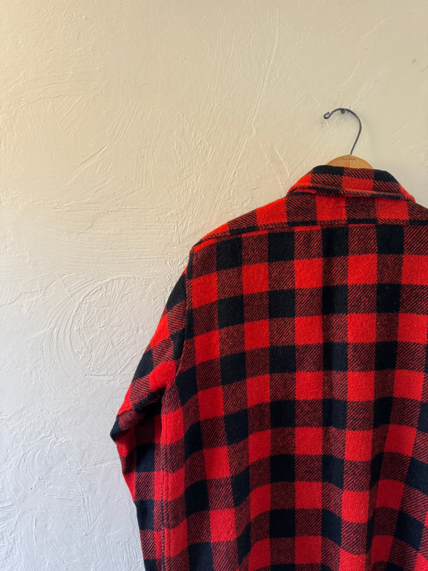 1950/60s Melton Wintermaster Buffalo Plaid Button Up Flannel