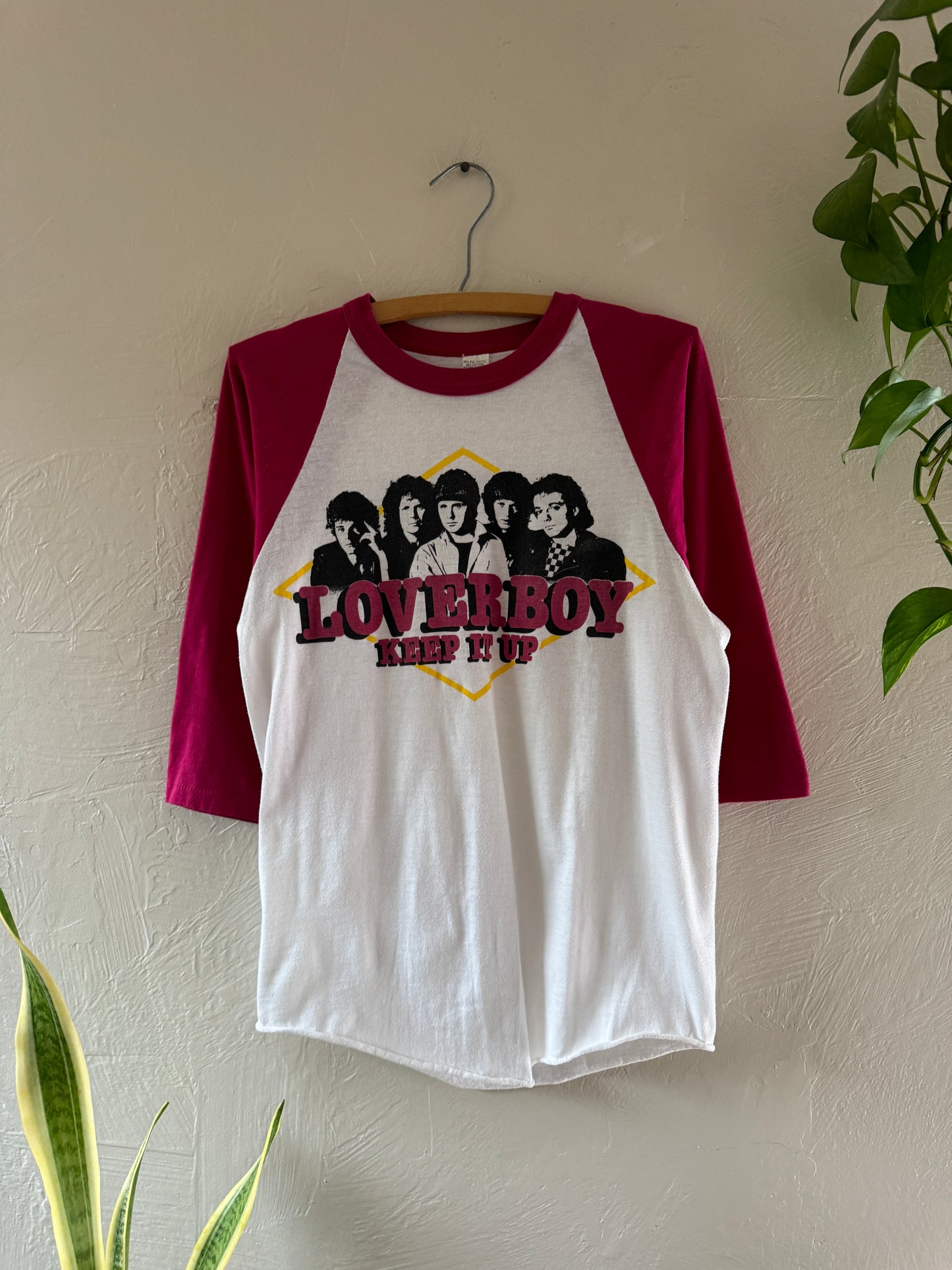 1980s Loverboy Band Raglan T-Shirt