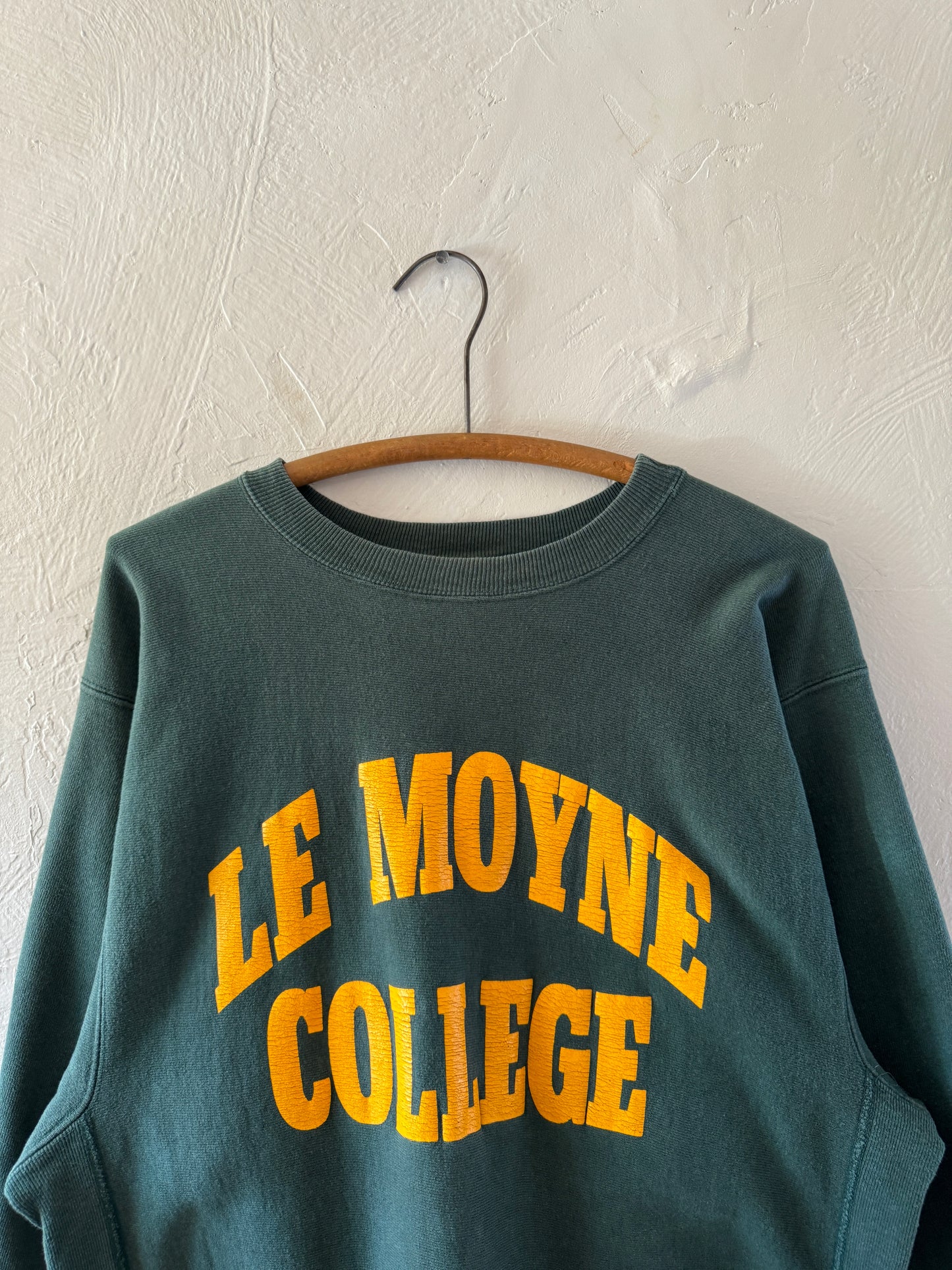 1990s Champion Reverse Weave Le Moyne College Sweater